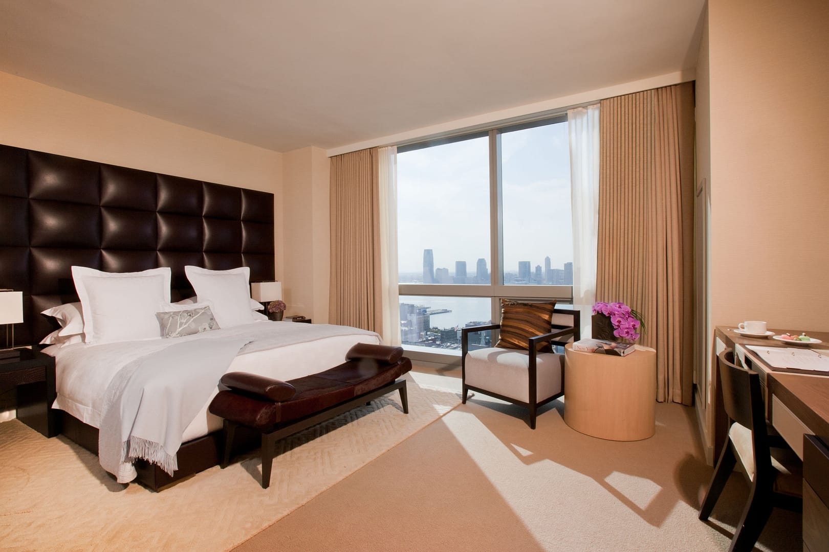 Bedroom view of The Dominick Hotel