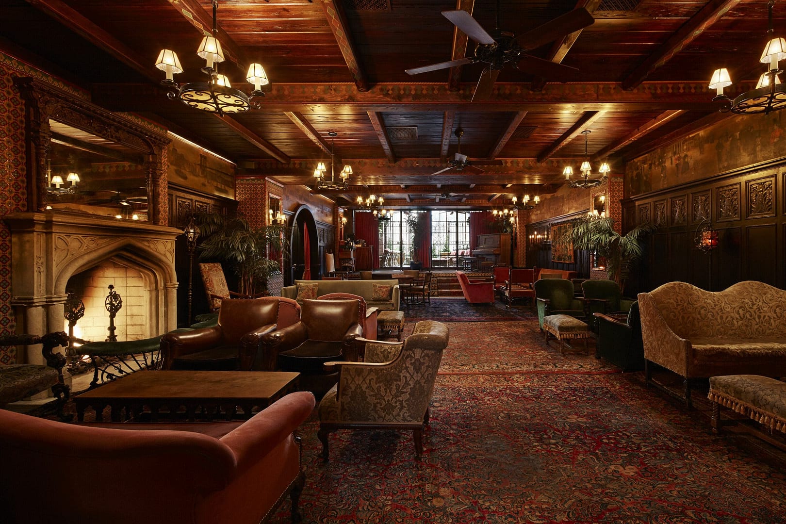 Lobby view of The Bowery Hotel