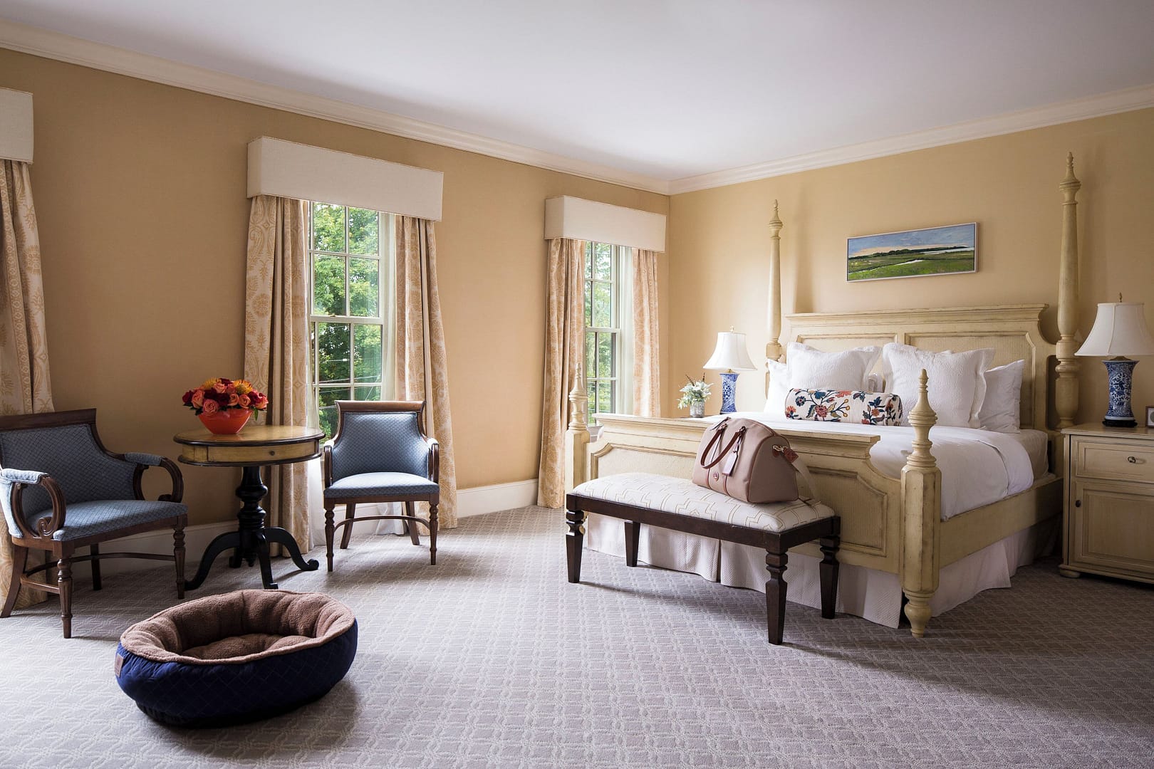 Bedroom view of Delamar Southport