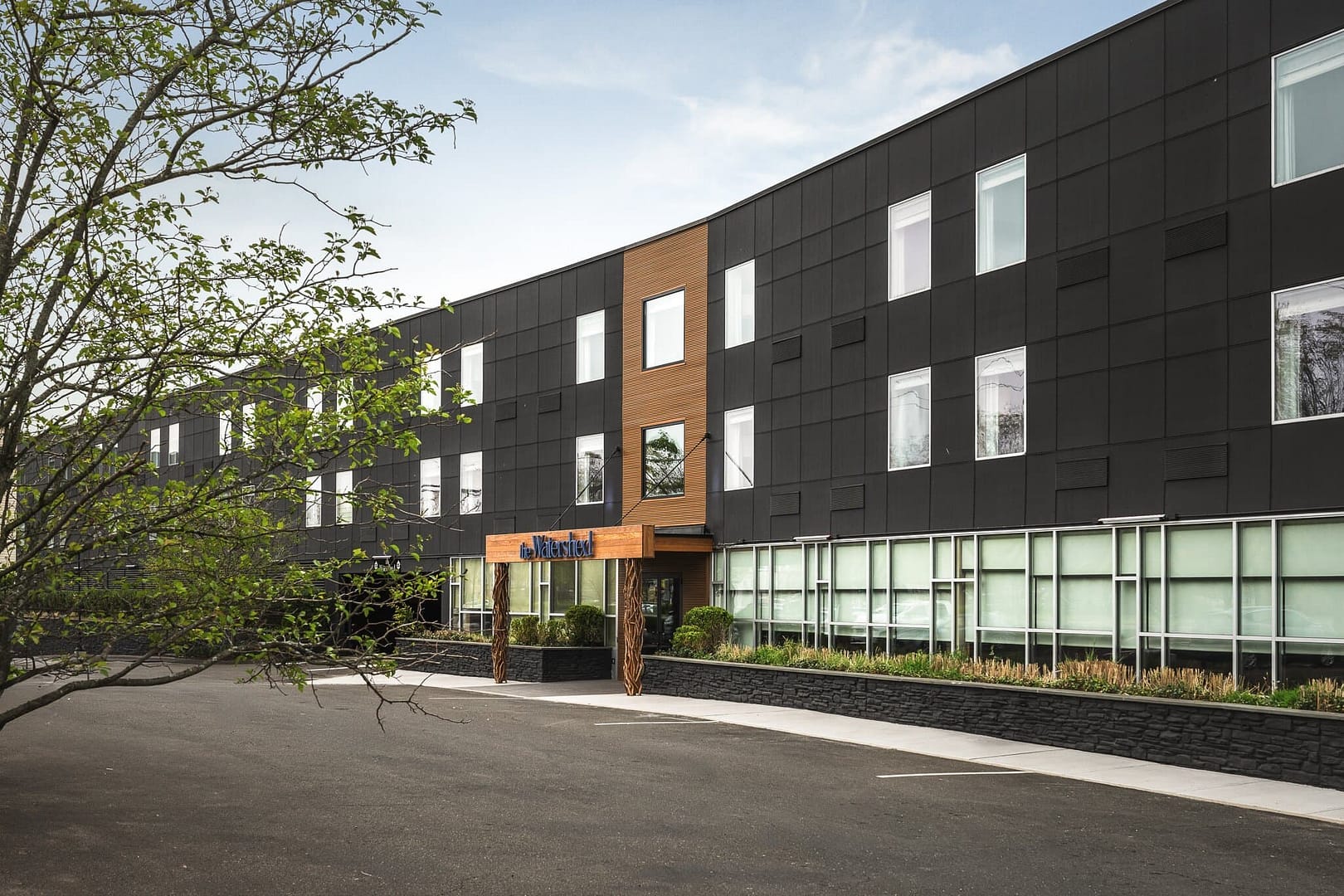 Building view of The Watershed, Norwalk