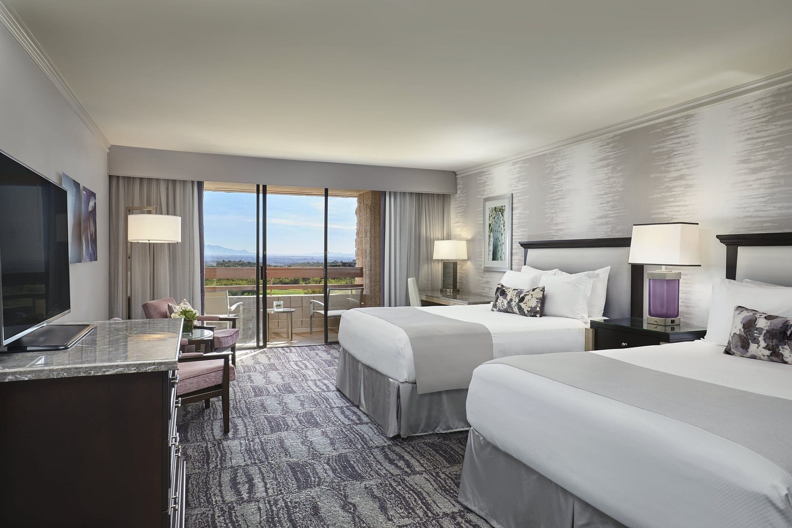 Bedroom view of Loews Ventana Canyon Resort