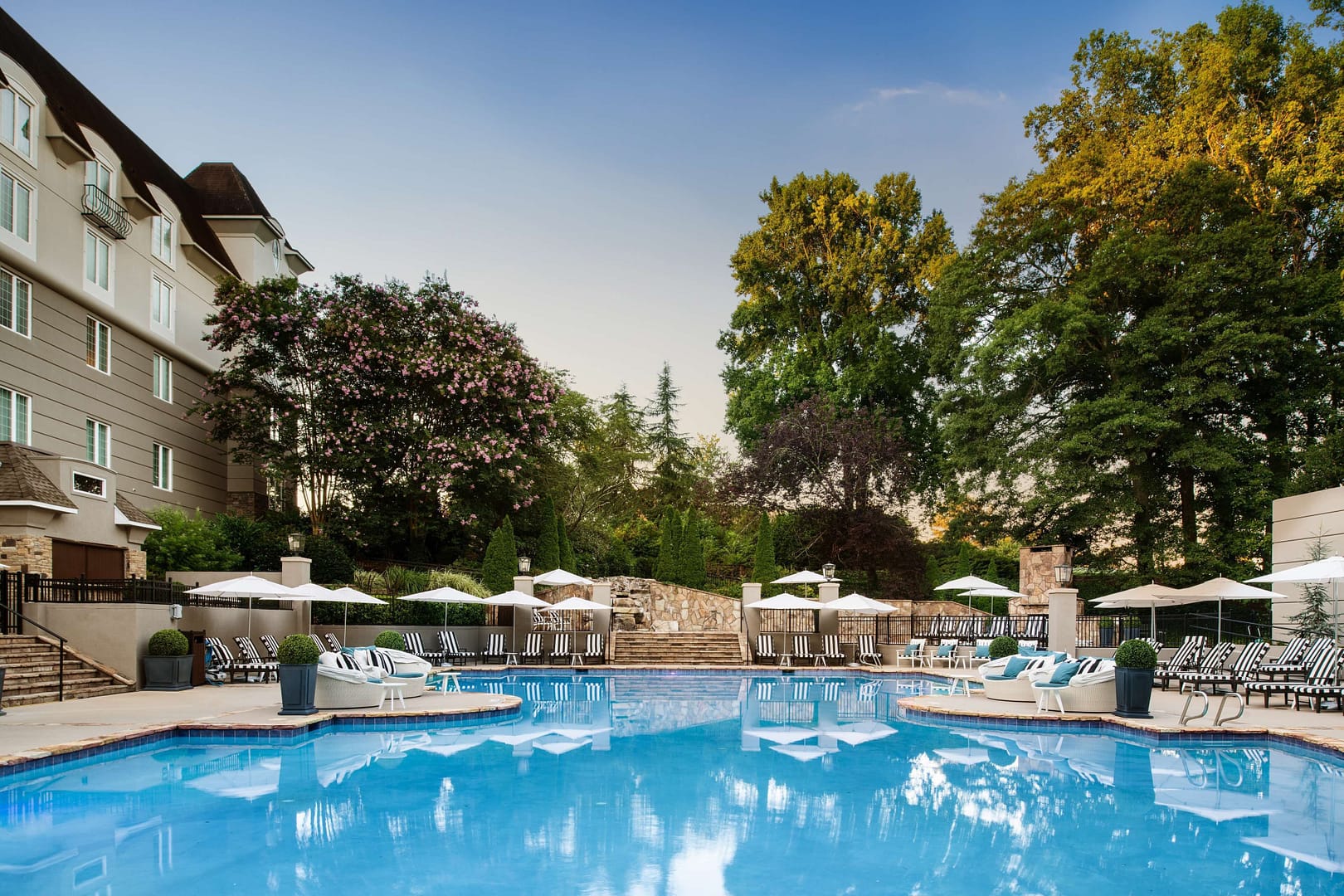 Pool view of Chateau Elan