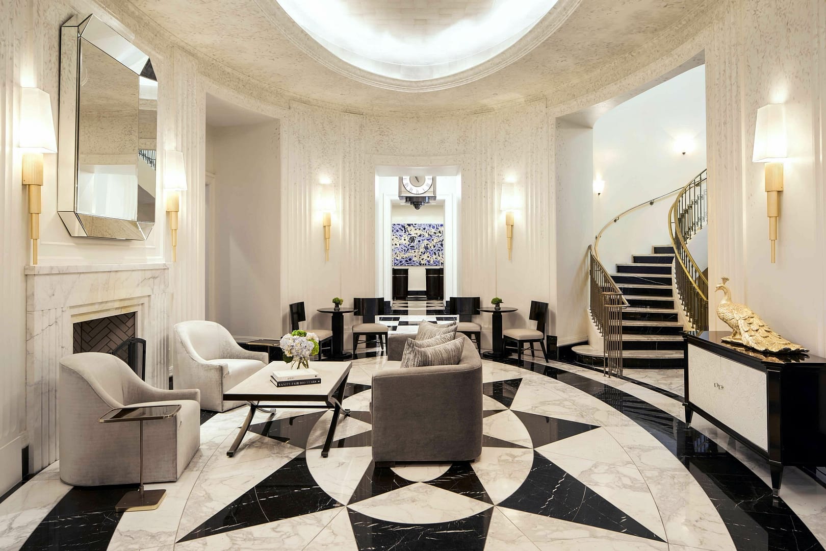 Lounge view of Waldorf Astoria Atlanta Buckhead