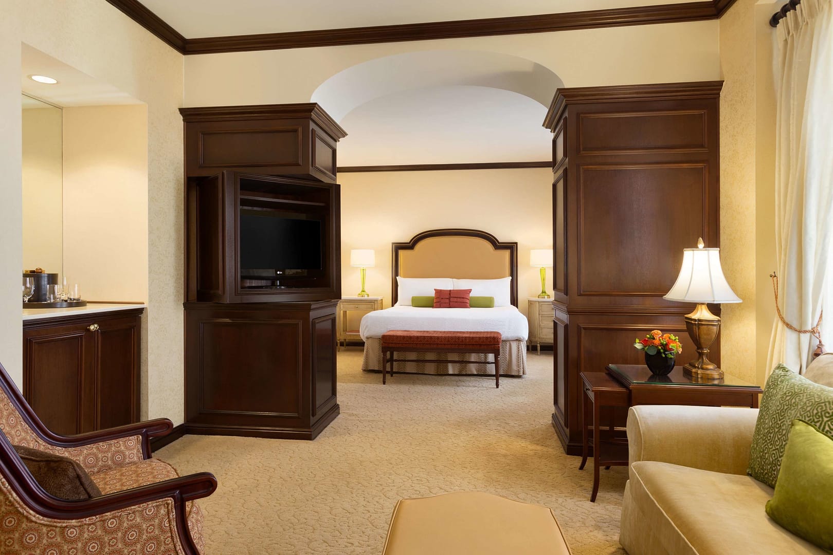 Bedroom view of Hotel du Pont