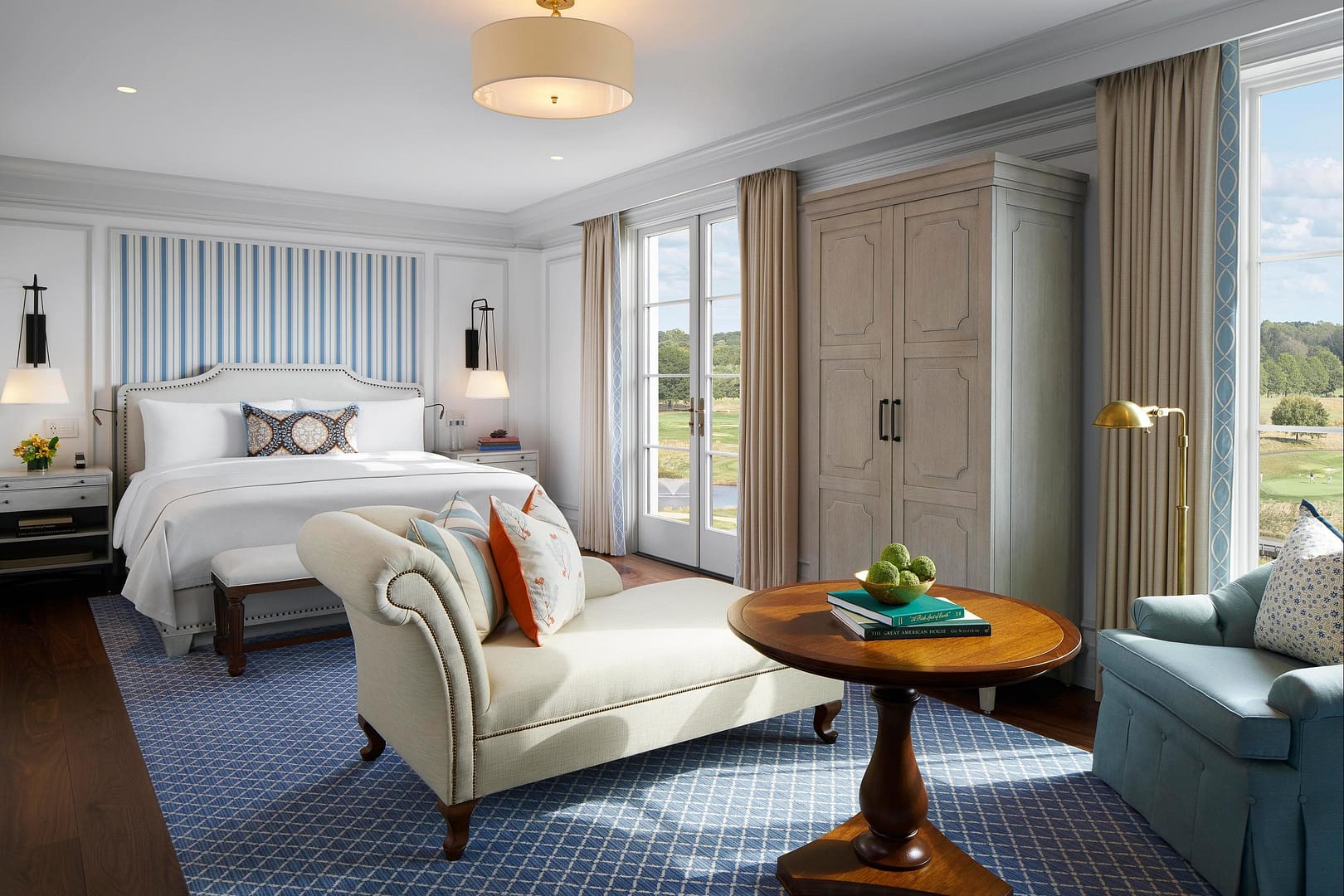 Bedroom view of Keswick Hall