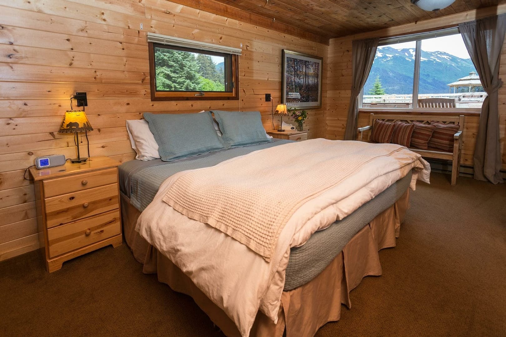 Bedroom view of Eleven Winterlake Lodge