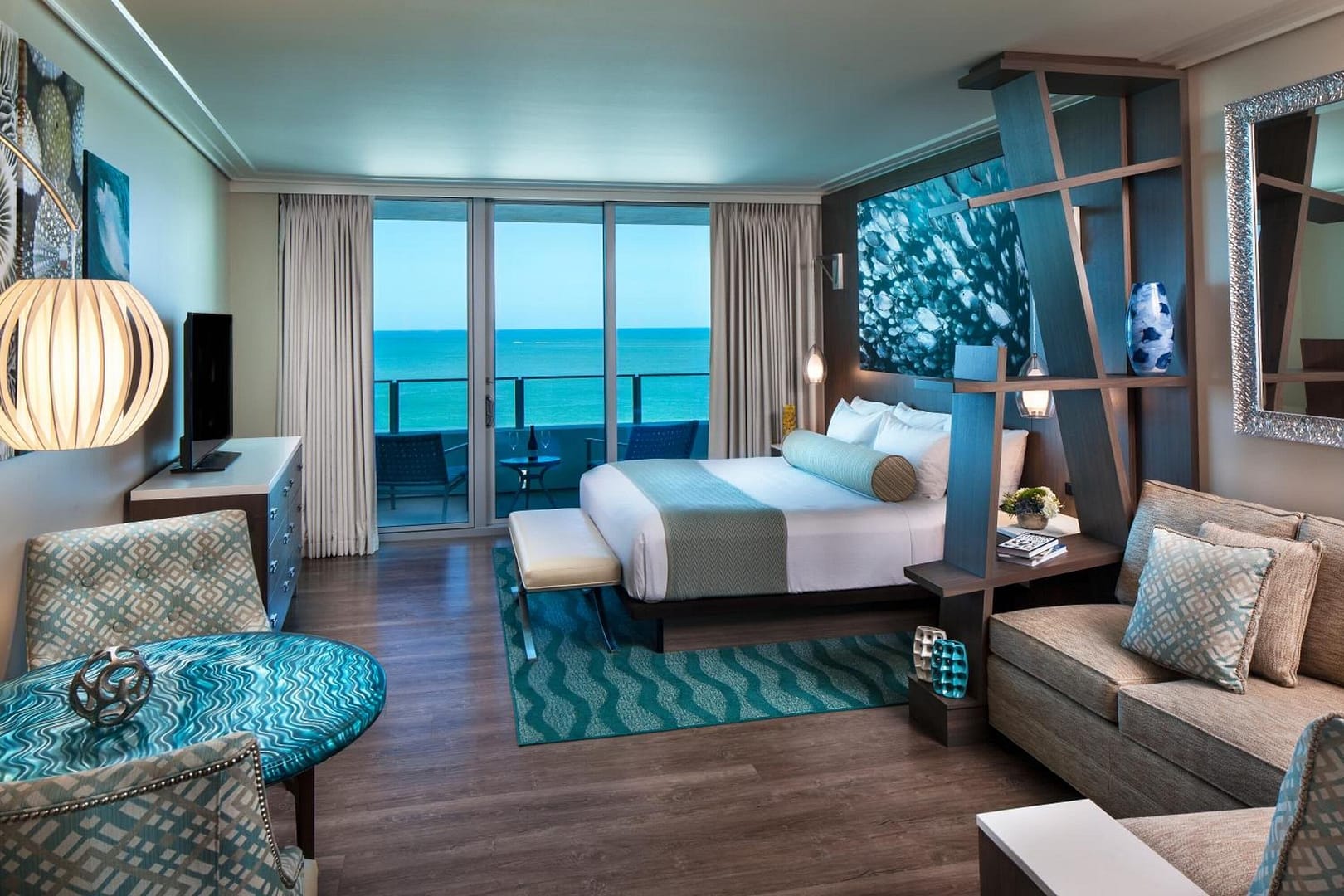Bedroom view of Opal Sands Resort