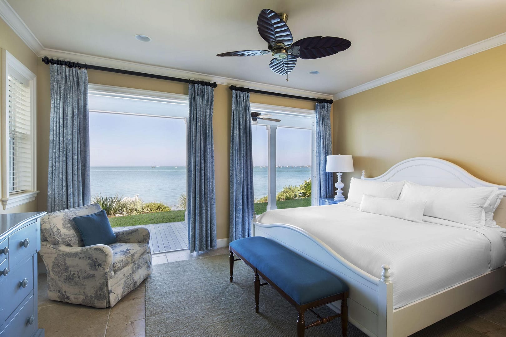 Bedroom view of Sunset Key Cottages