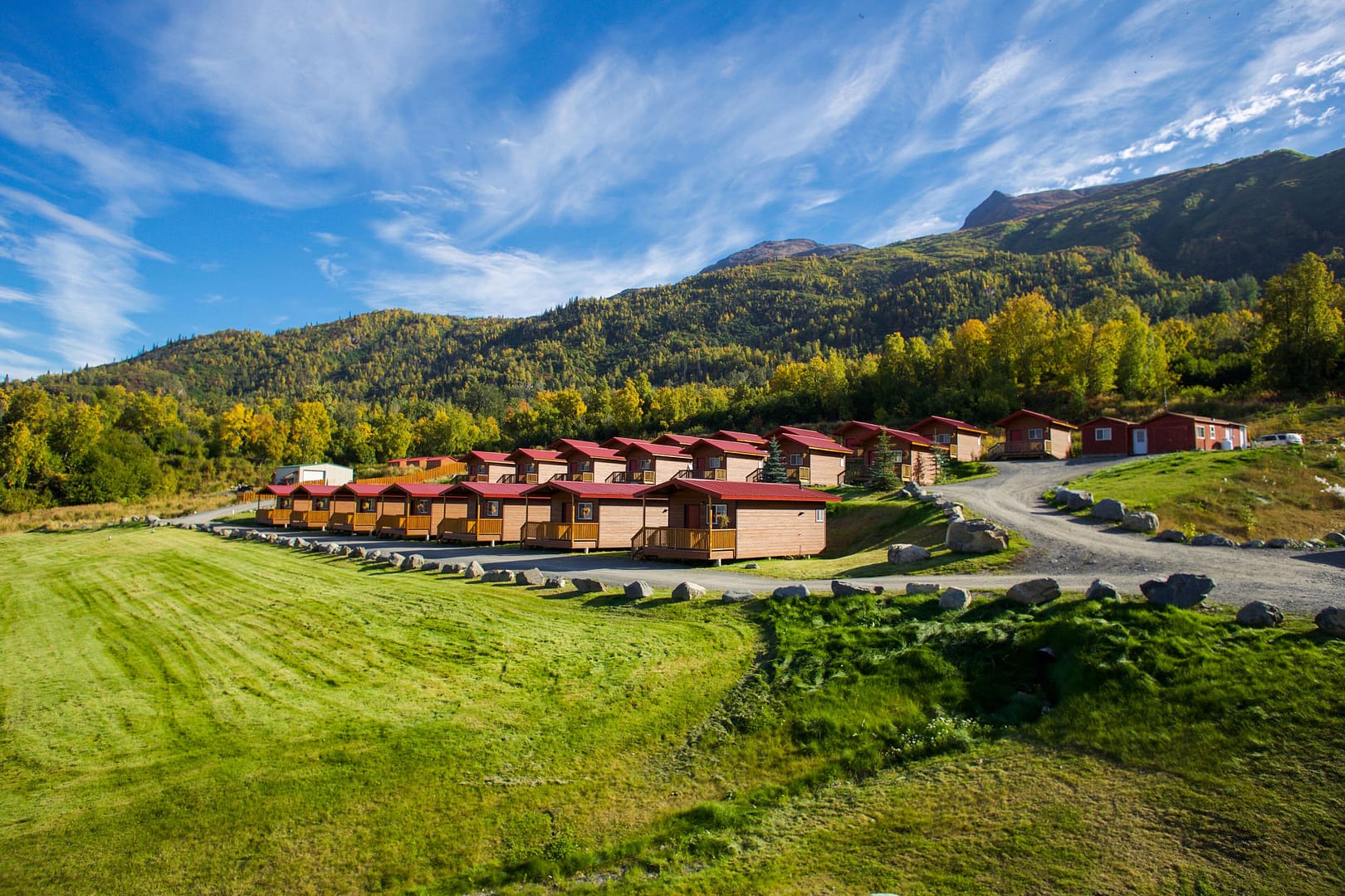 Outside view of Alaska Glacier Lodge