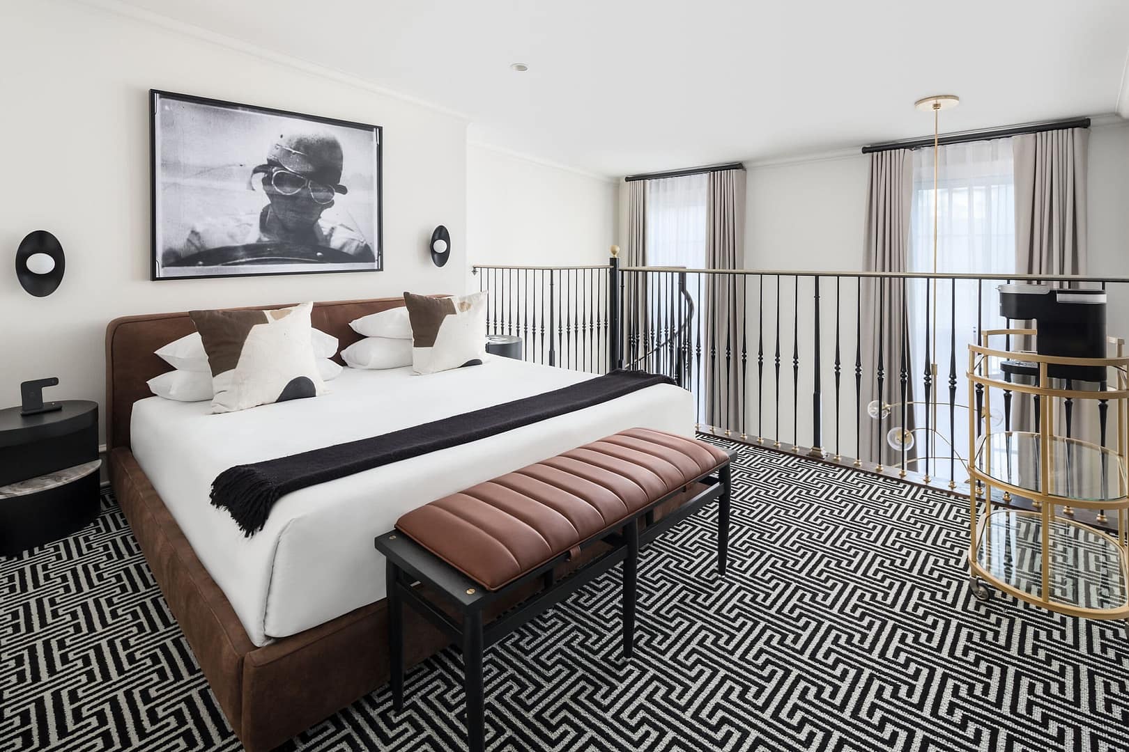 Bedroom view of The Franklin on Rittenhouse, A Boutique Hotel