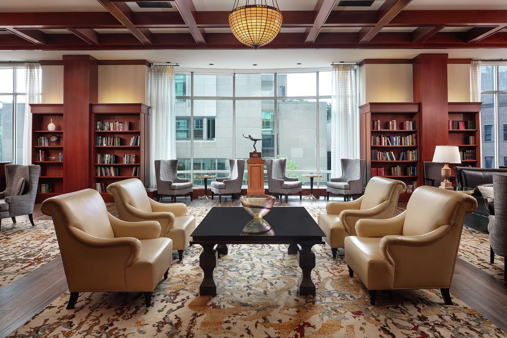 Lounge view of The Inn at Penn, a Hilton Hotel