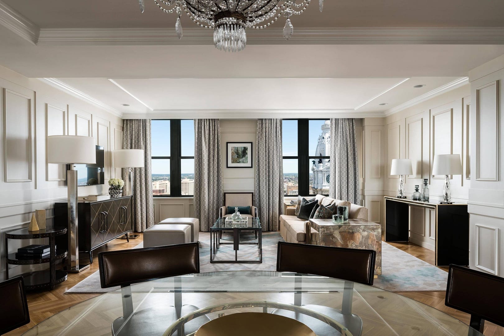 Living room view of The Ritz-Carlton, Philadelphia