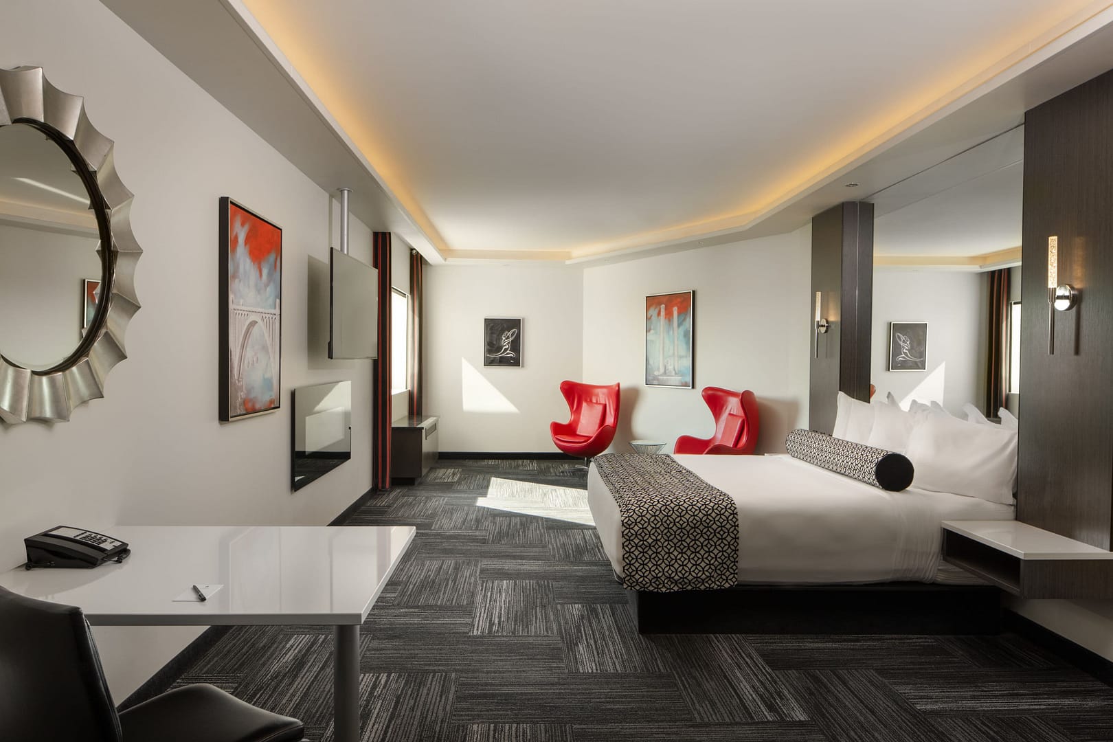 Bedroom view of The Davenport Grand, Autograph Collection