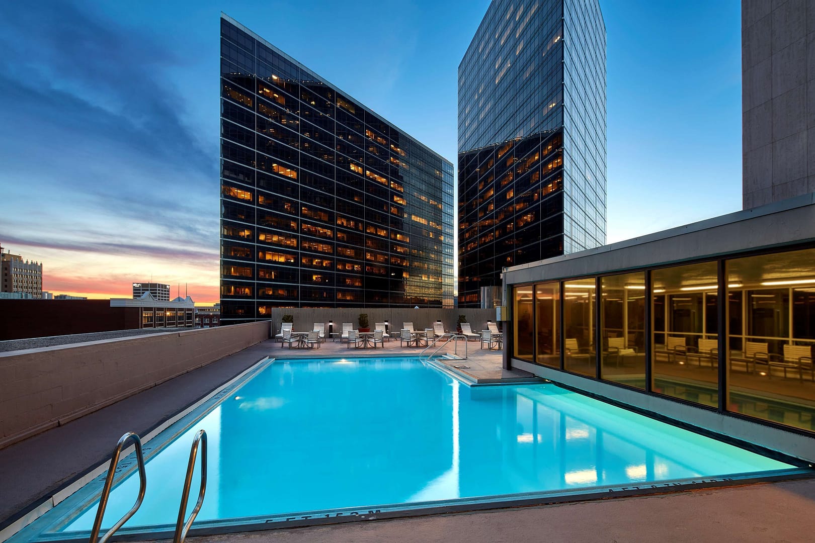 Pool view of Hyatt Regency Tulsa Downtown