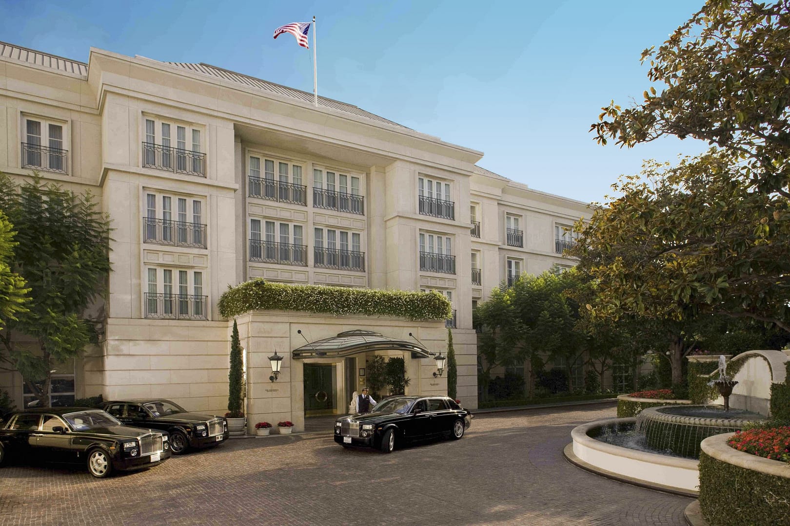 Building view of The Peninsula Beverly Hills