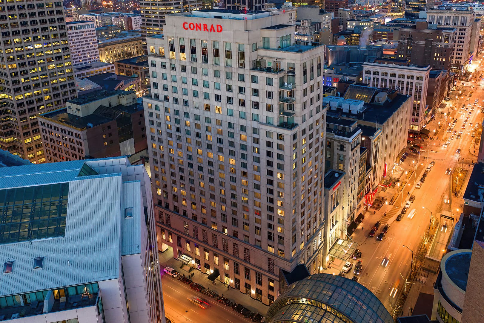 Building view of Conrad Indianapolis