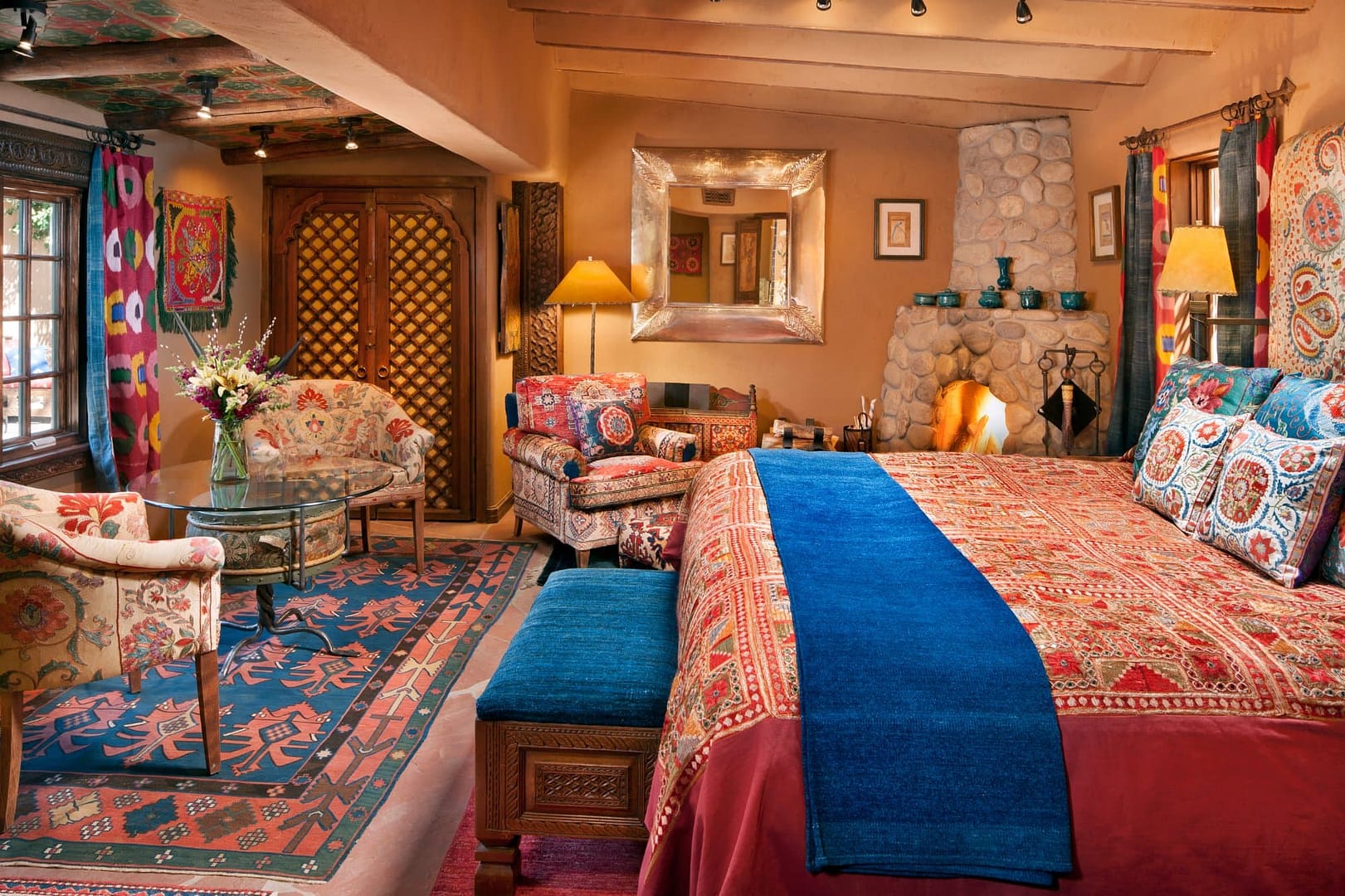 Bedroom view of The Inn of The Five Graces