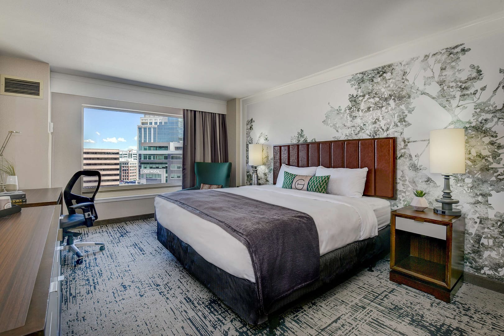 Bedroom view of The Grove Hotel