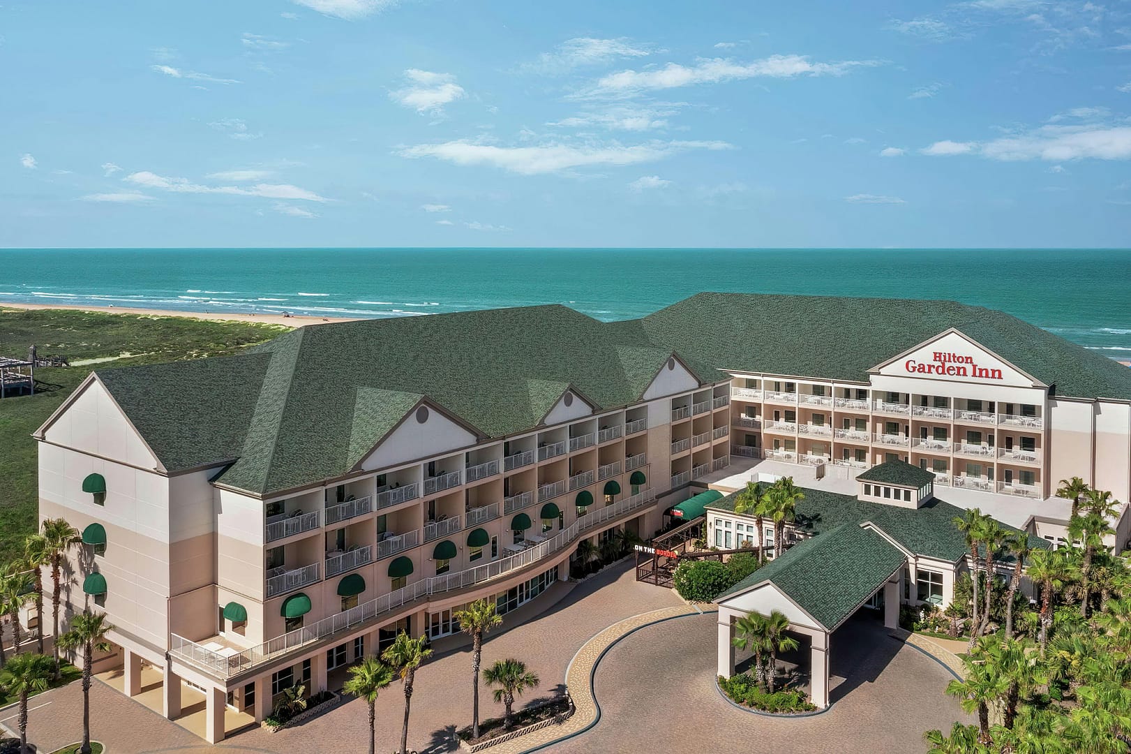 Building view of Hilton Garden Inn South Padre Island Beachfront