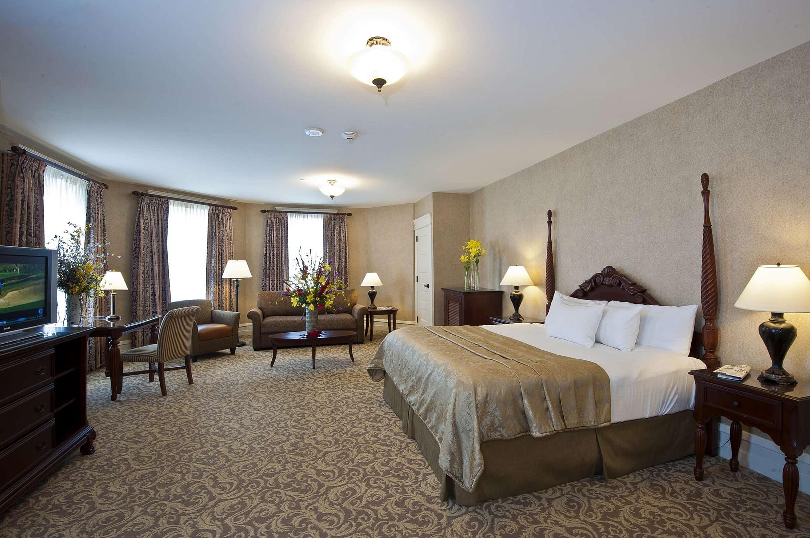 Bedroom view of French Lick Springs Hotel