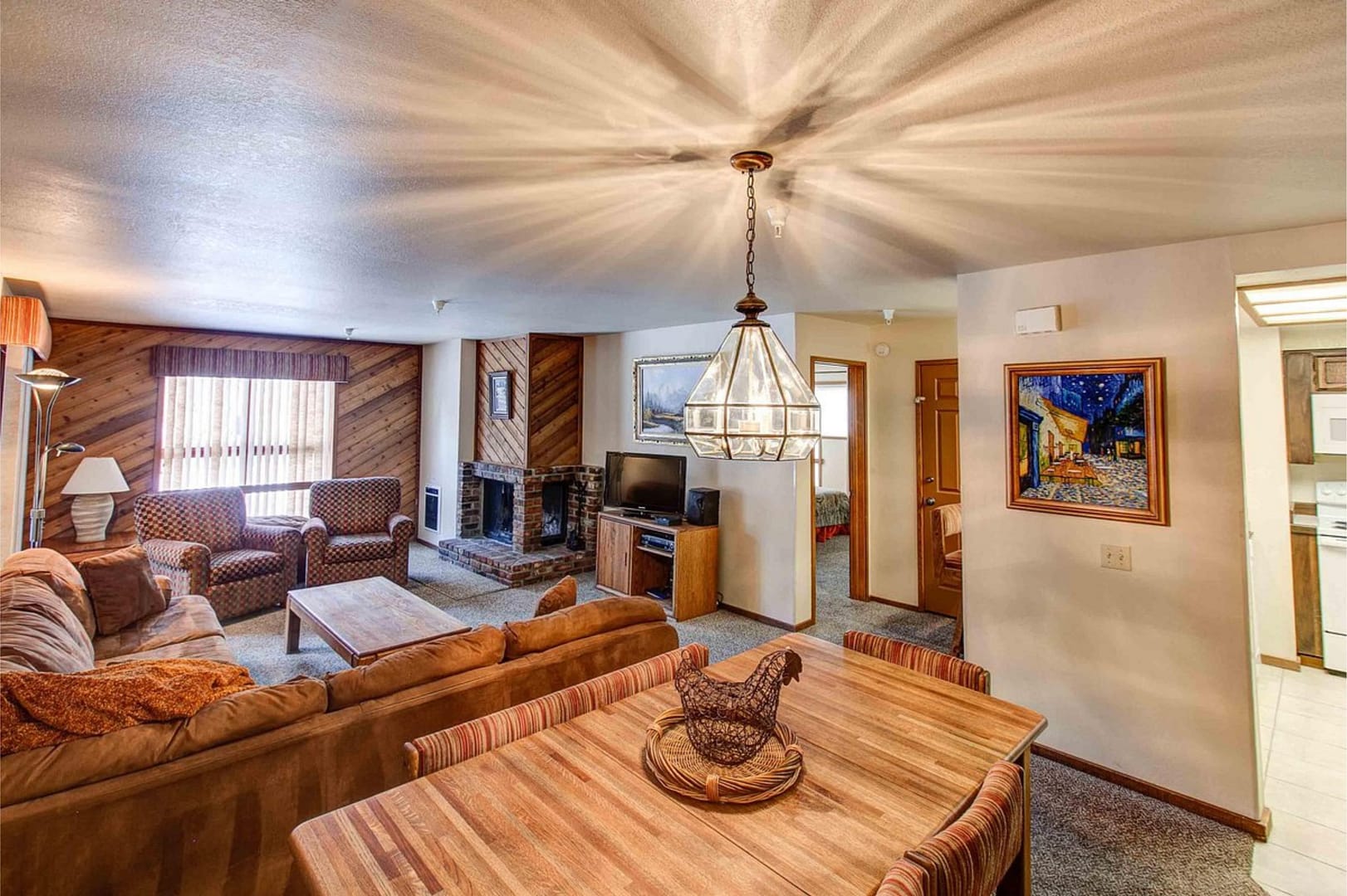 Living room view of Grand Mammoth Resorts