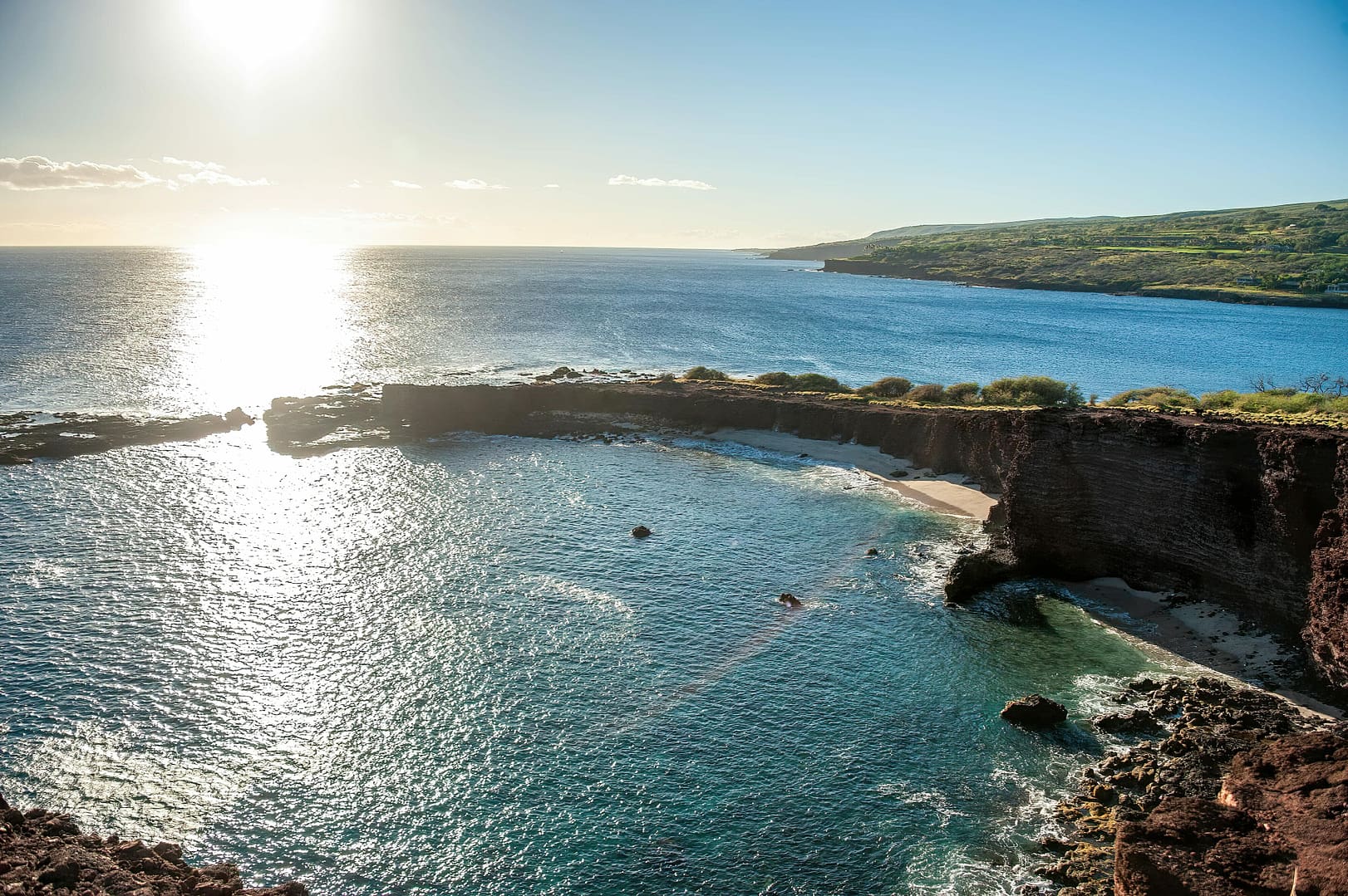 Pu'u Pehe, Sweetheart Rock, Lanai, Hawaii, Hulopoe Beach Park