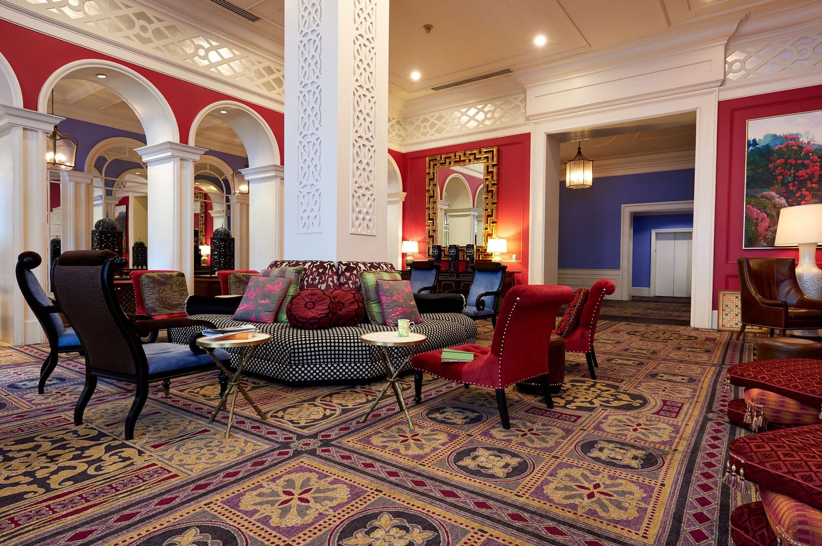 Lounge view of The Royal Sonesta Portland Downtown