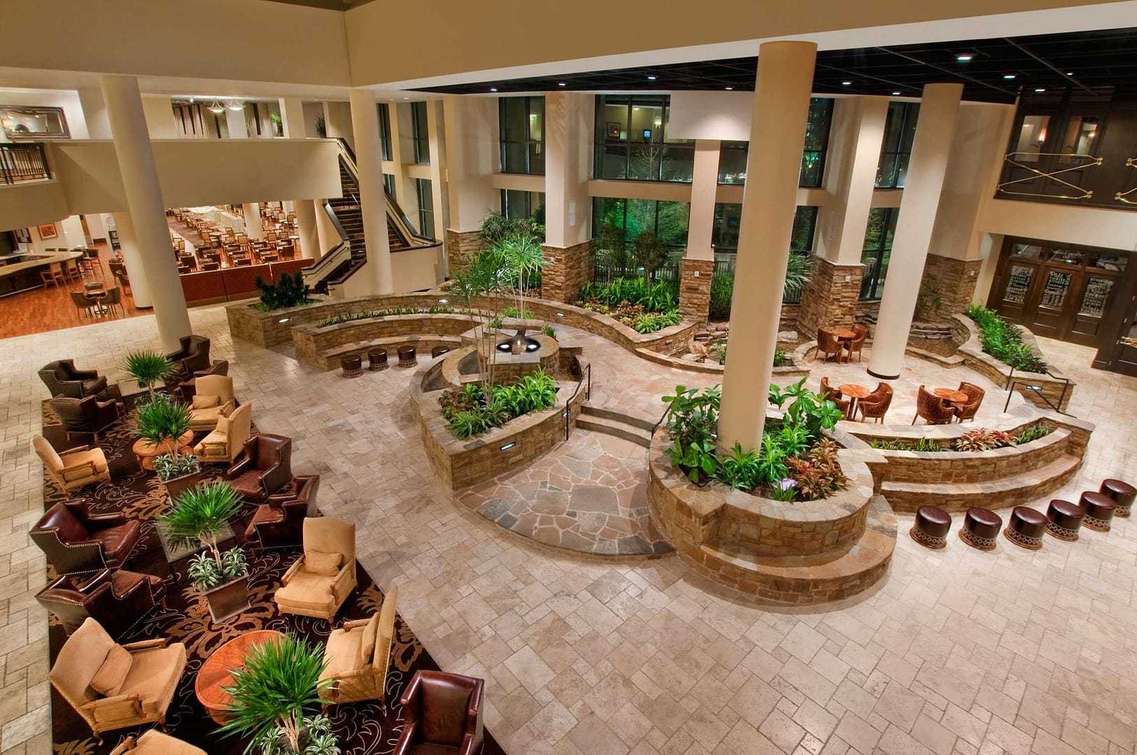 Lobby view of Embassy Suites by Hilton San Antonio Riverwalk Downtown