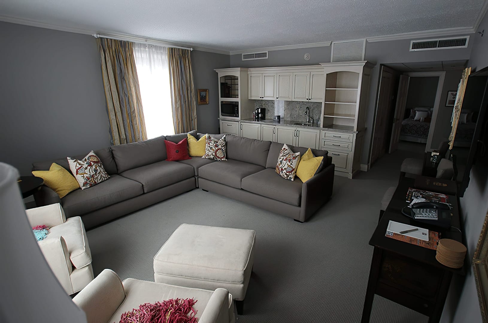 Living room view of Columbia Club