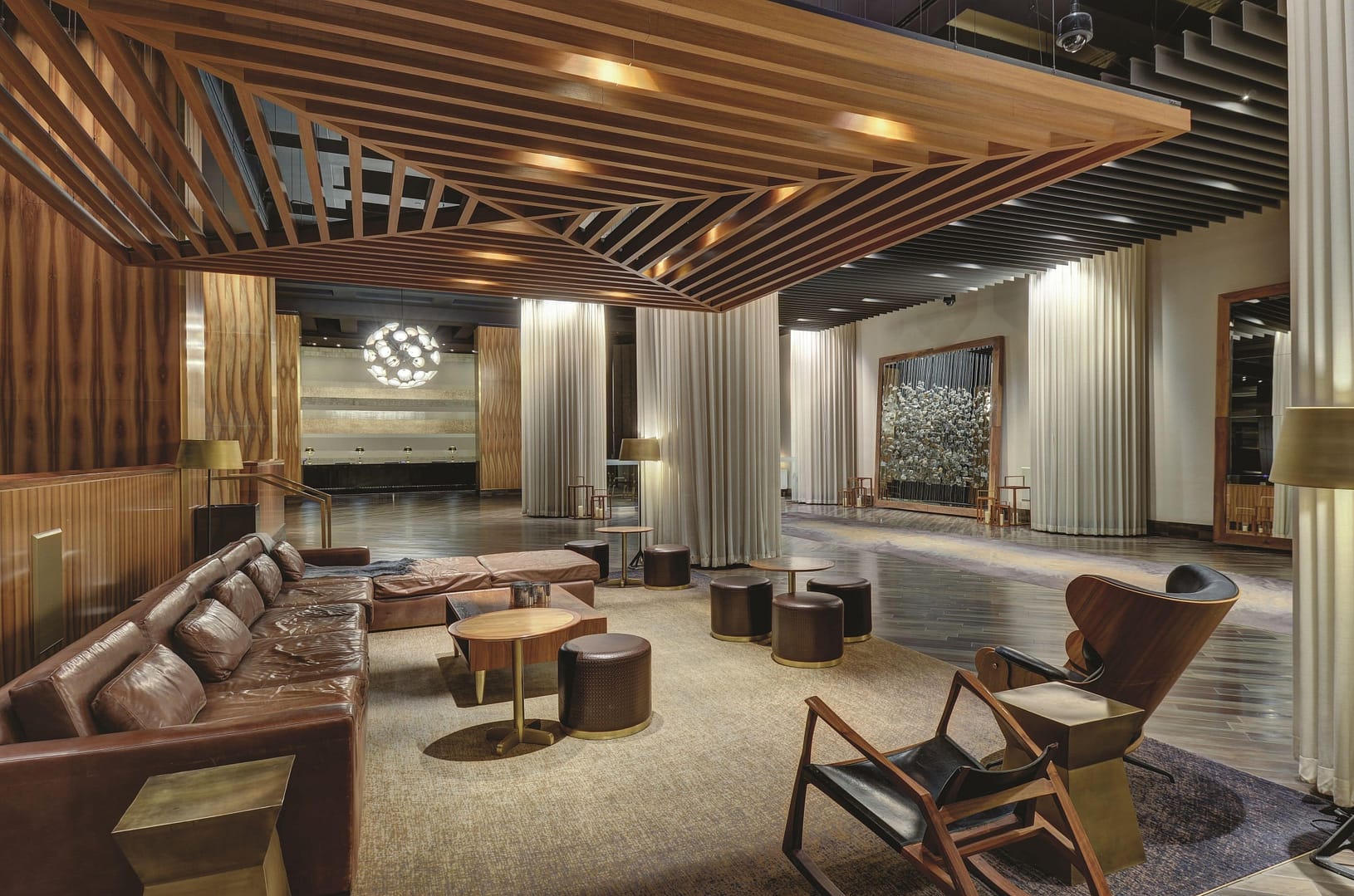 Lounge view of Delano Las Vegas