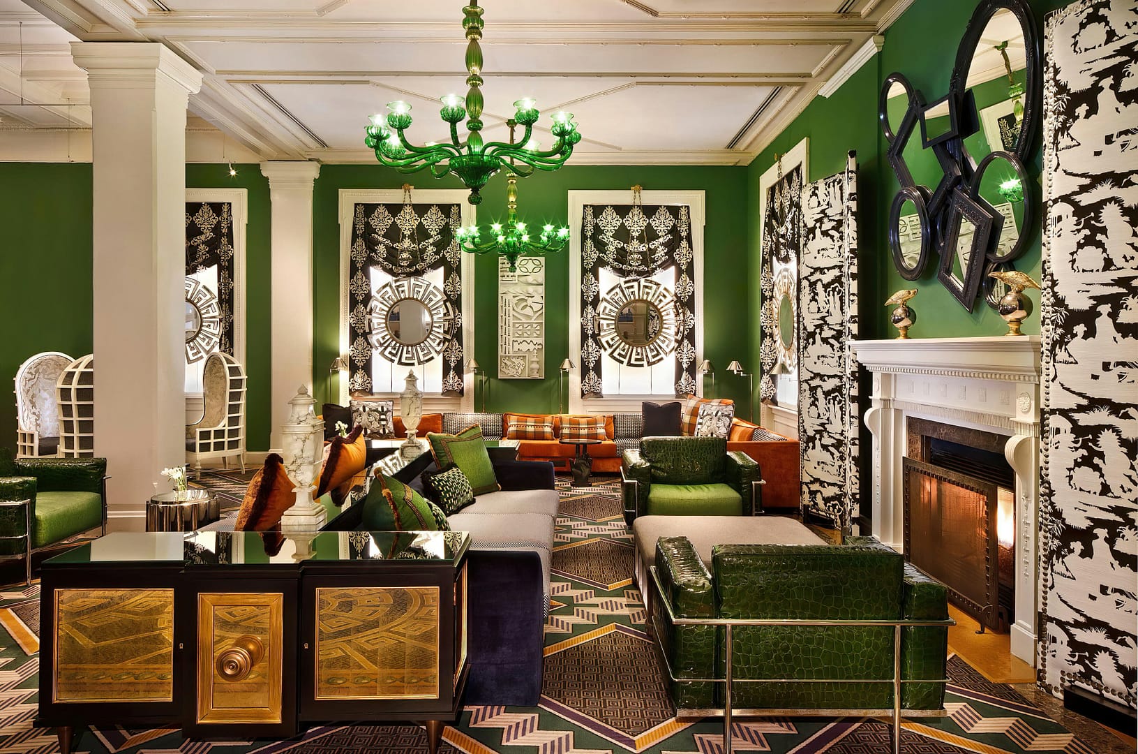 Lobby view of Kimpton Hotel Monaco Washington DC