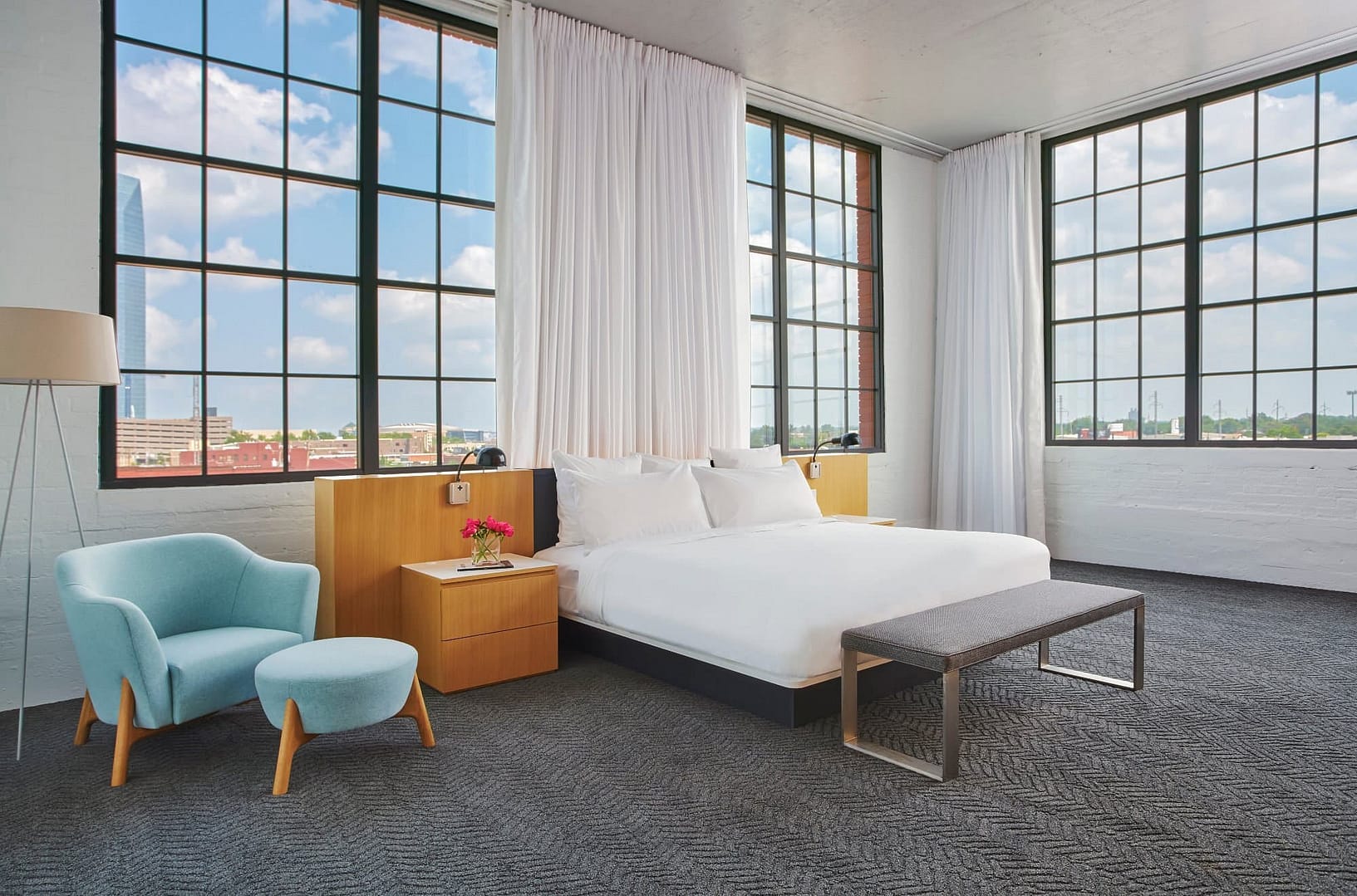 Bedroom view of Fordson Hotel