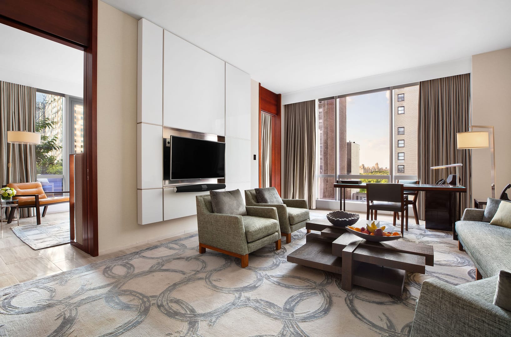 Living room view of Park Hyatt New York