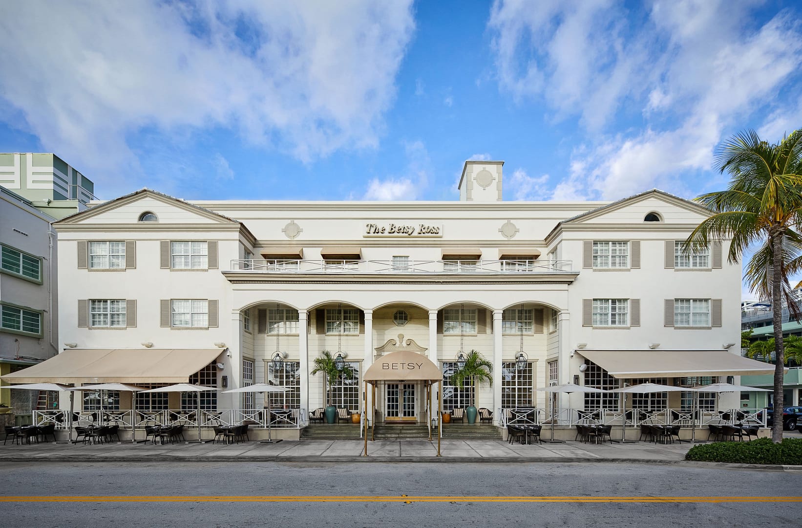 Building view of The Betsy Hotel, South Beach