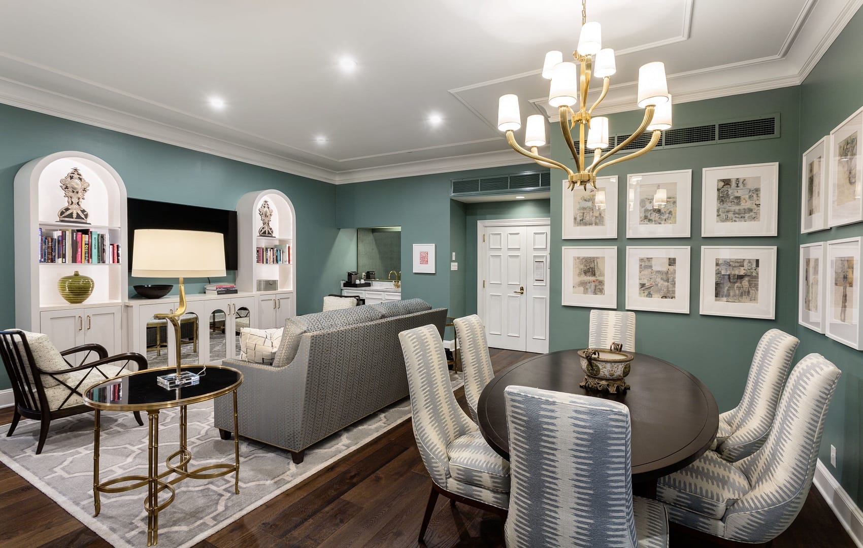 Dining room view of The Lancaster Hotel