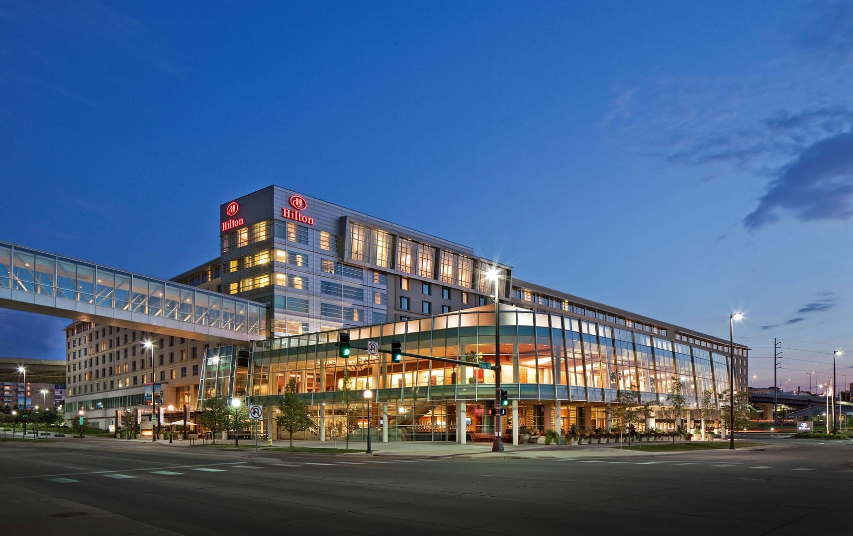 Building view of Hilton Omaha