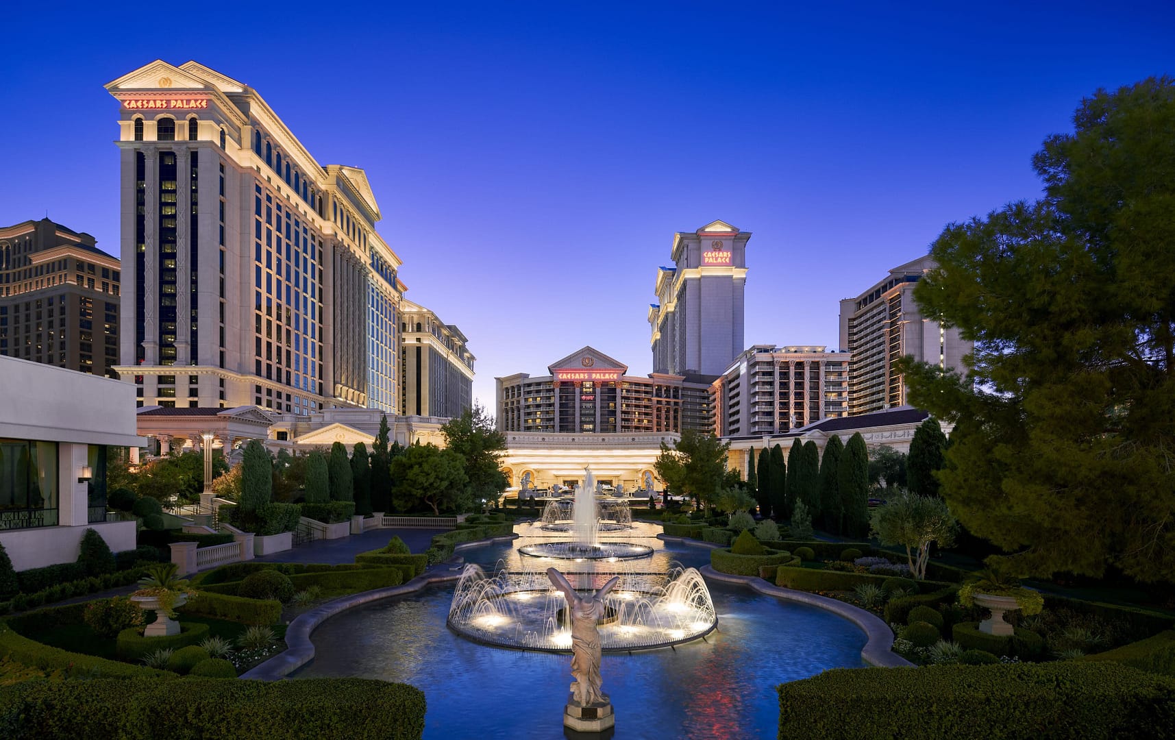 Building view of Caesars Palace