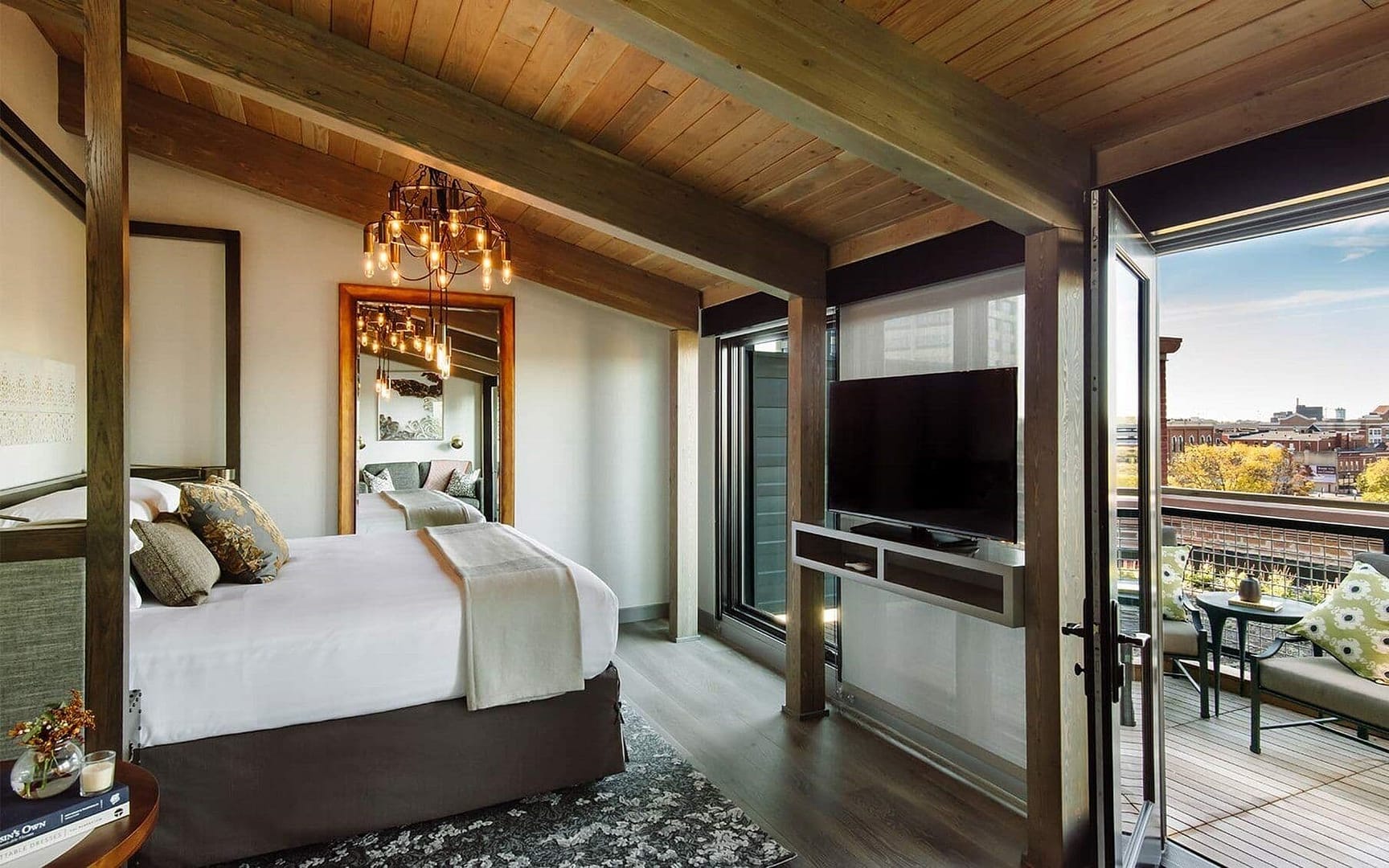 Bedroom view of The Charmant Hotel