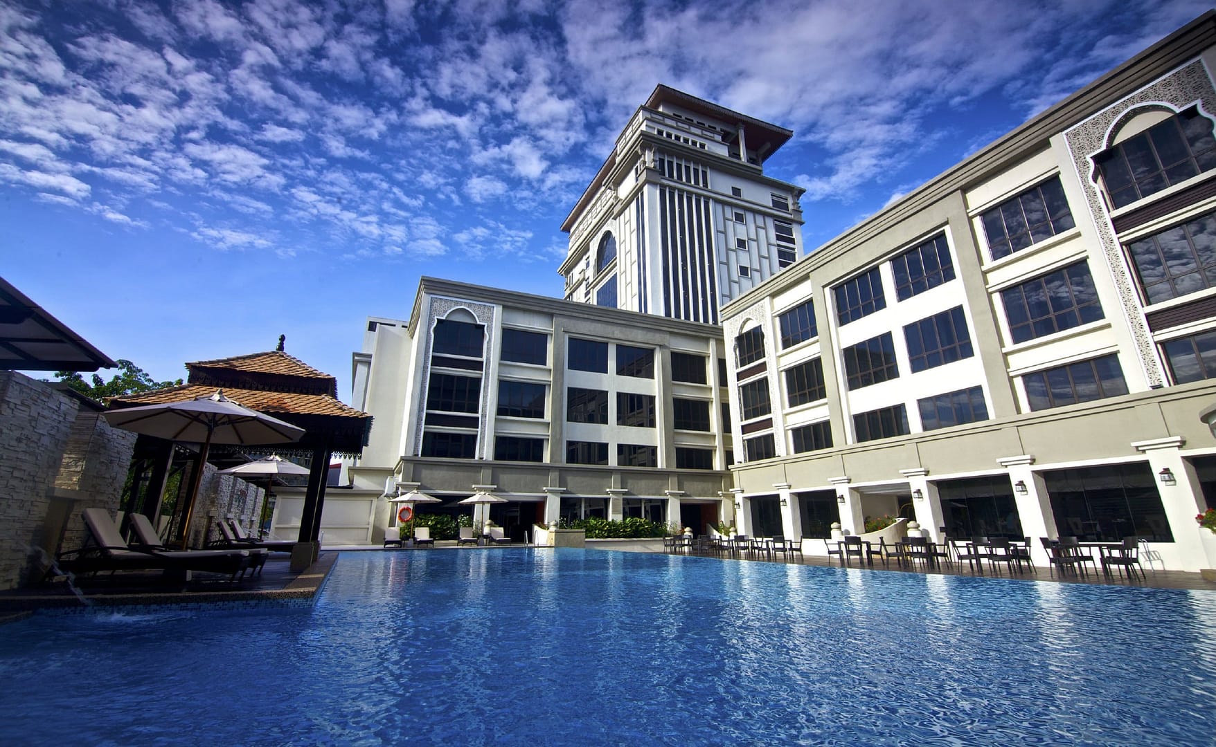 Pool view at Perdana Kota Bharu