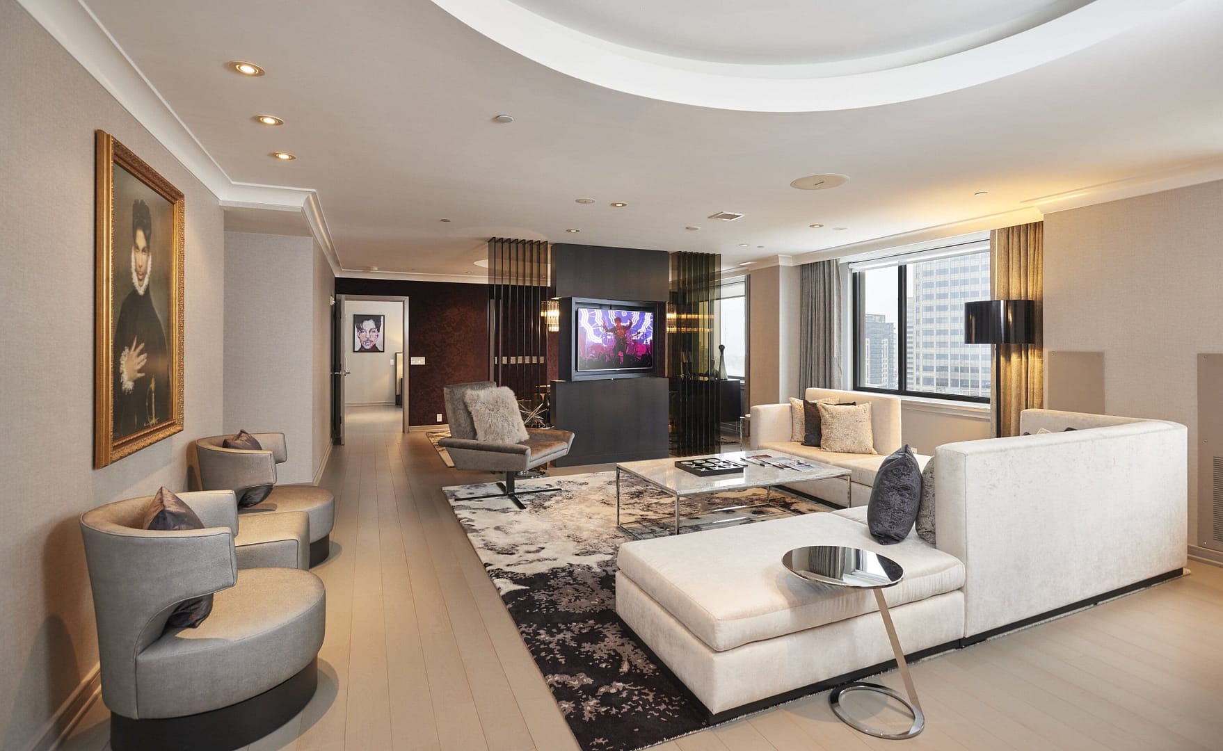 Living room view of The Lofton Hotel Minneapolis, Tapestry Collection by Hilton