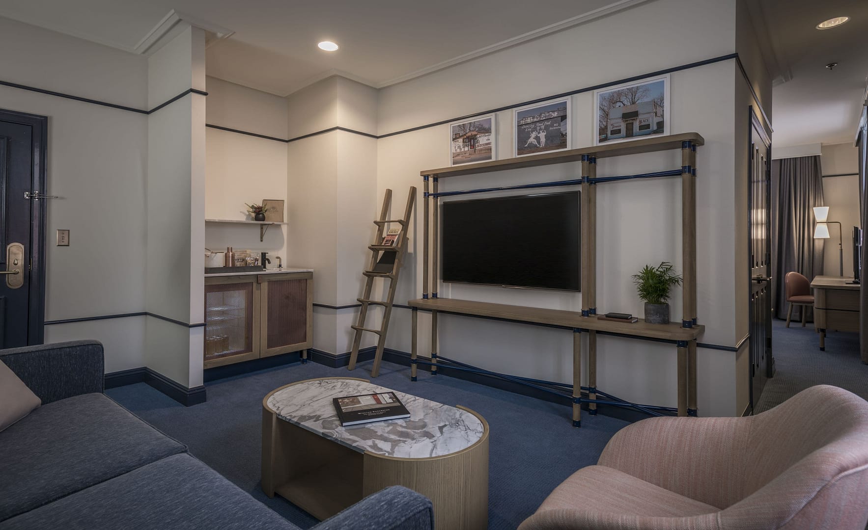 Living room view of Hu. Hotel