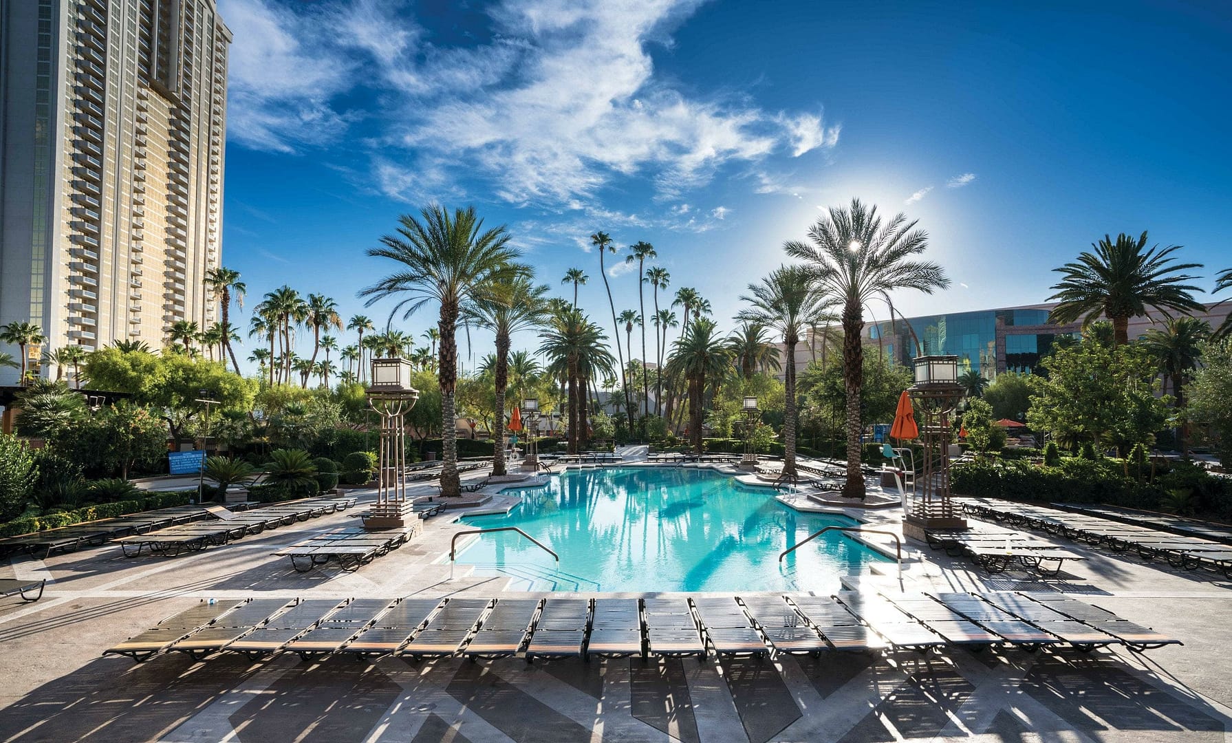 Pool view of SKYLOFTS at MGM Grand