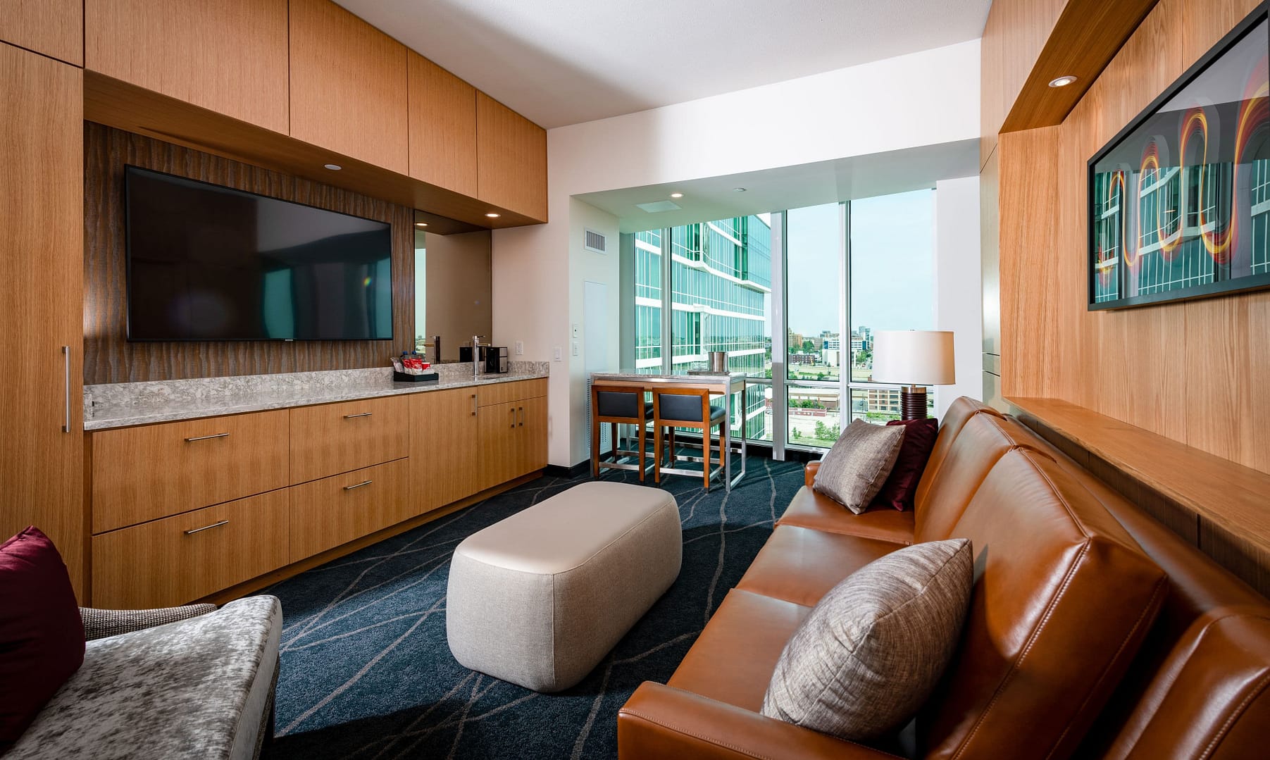 Living room view of Potawatomi Hotel & Casino