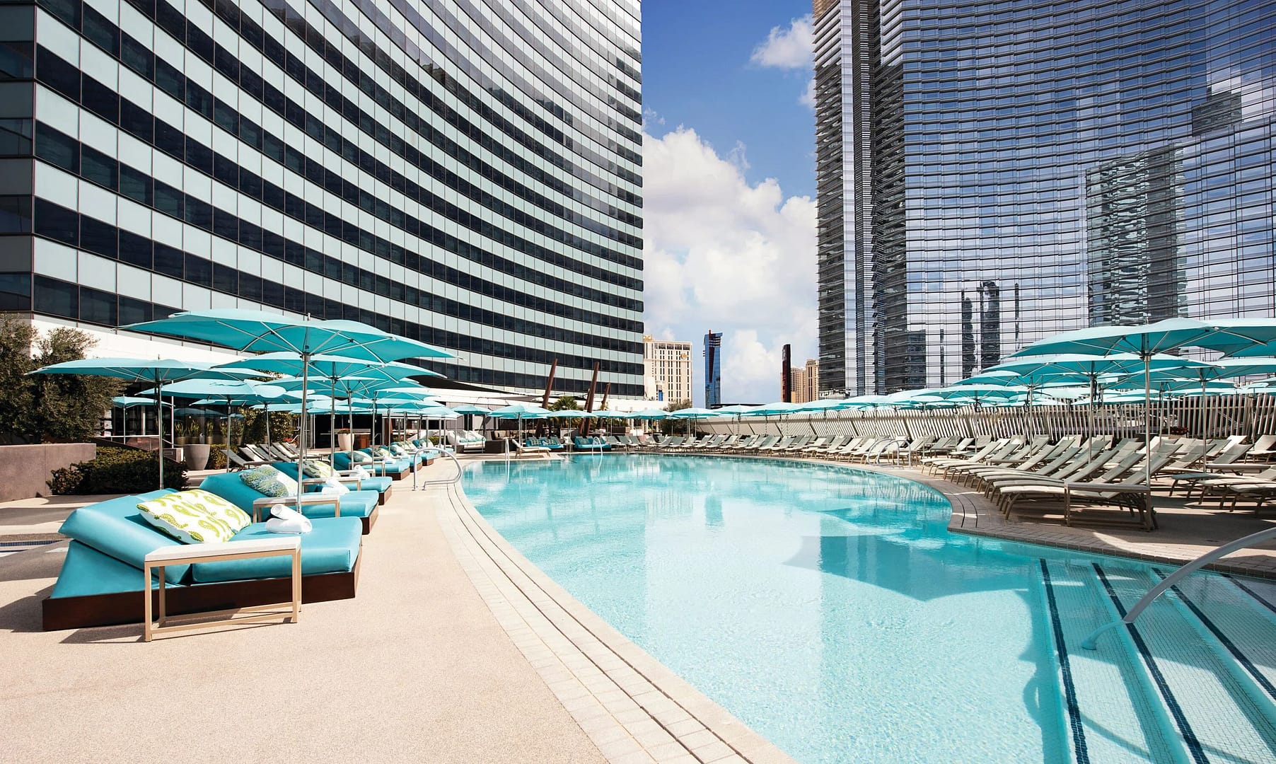 Pool view of Vdara Hotel & Spa
