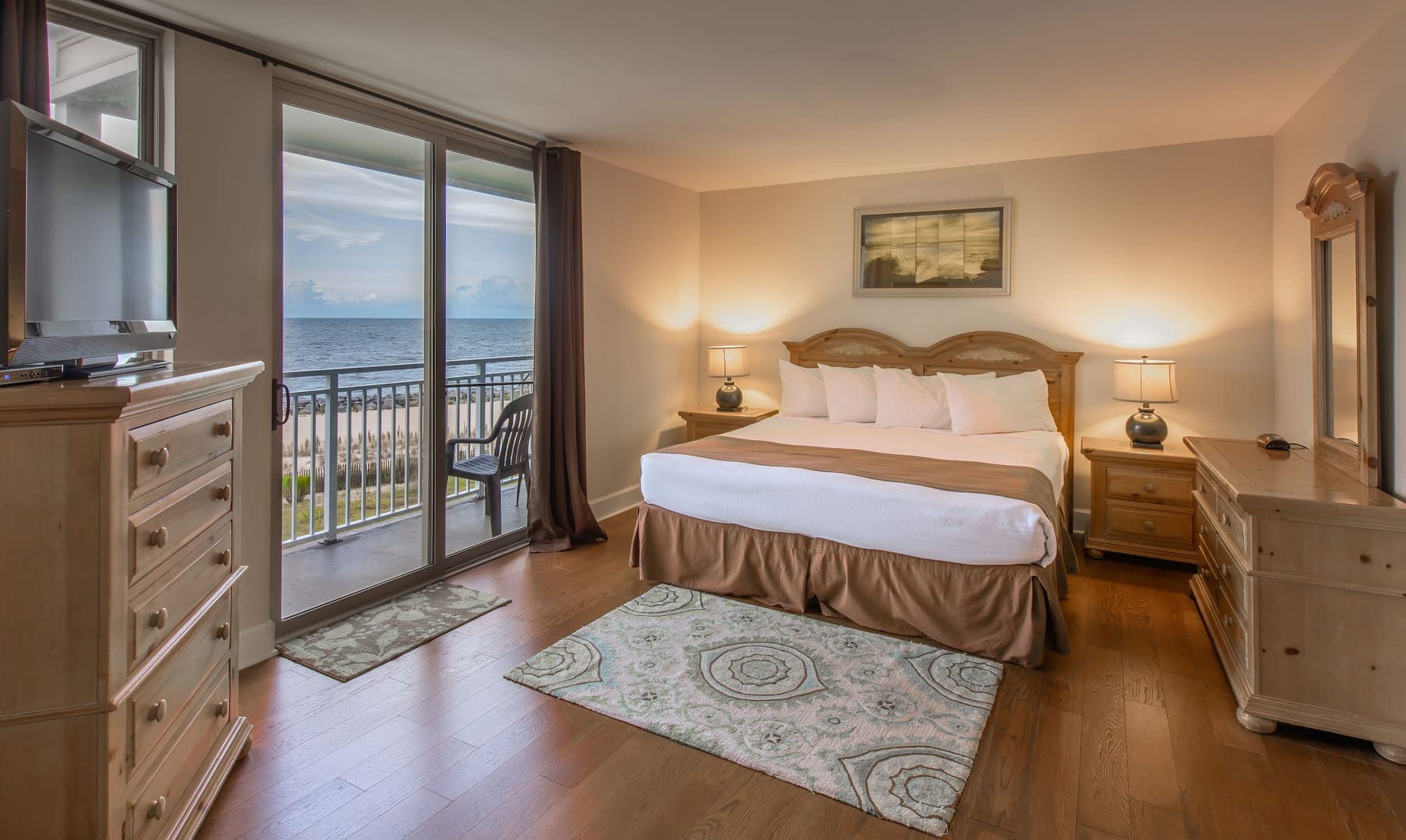 Bedroom view of Villas By the Sea Resort & Conference Center