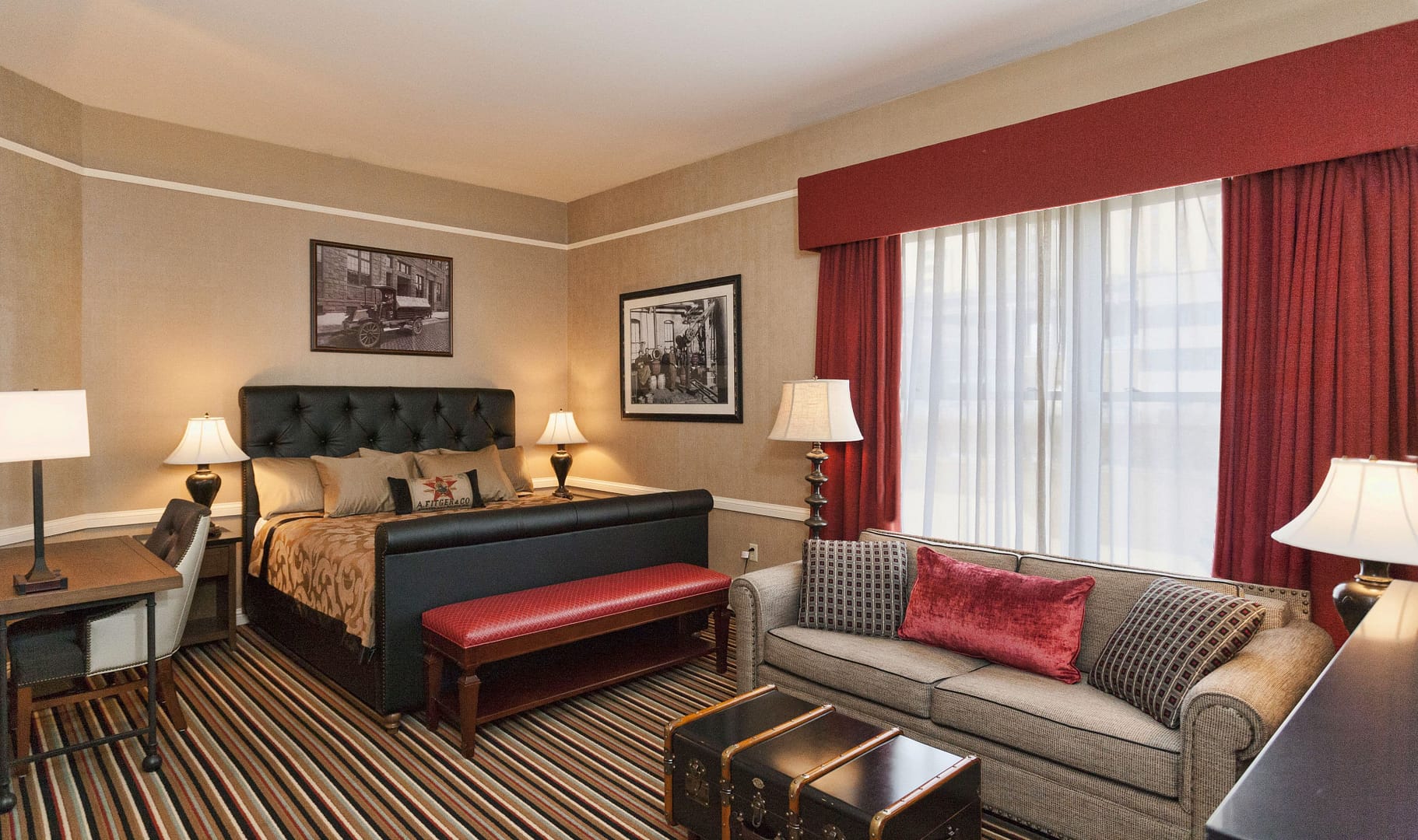 Bedroom view of Fitger's Inn