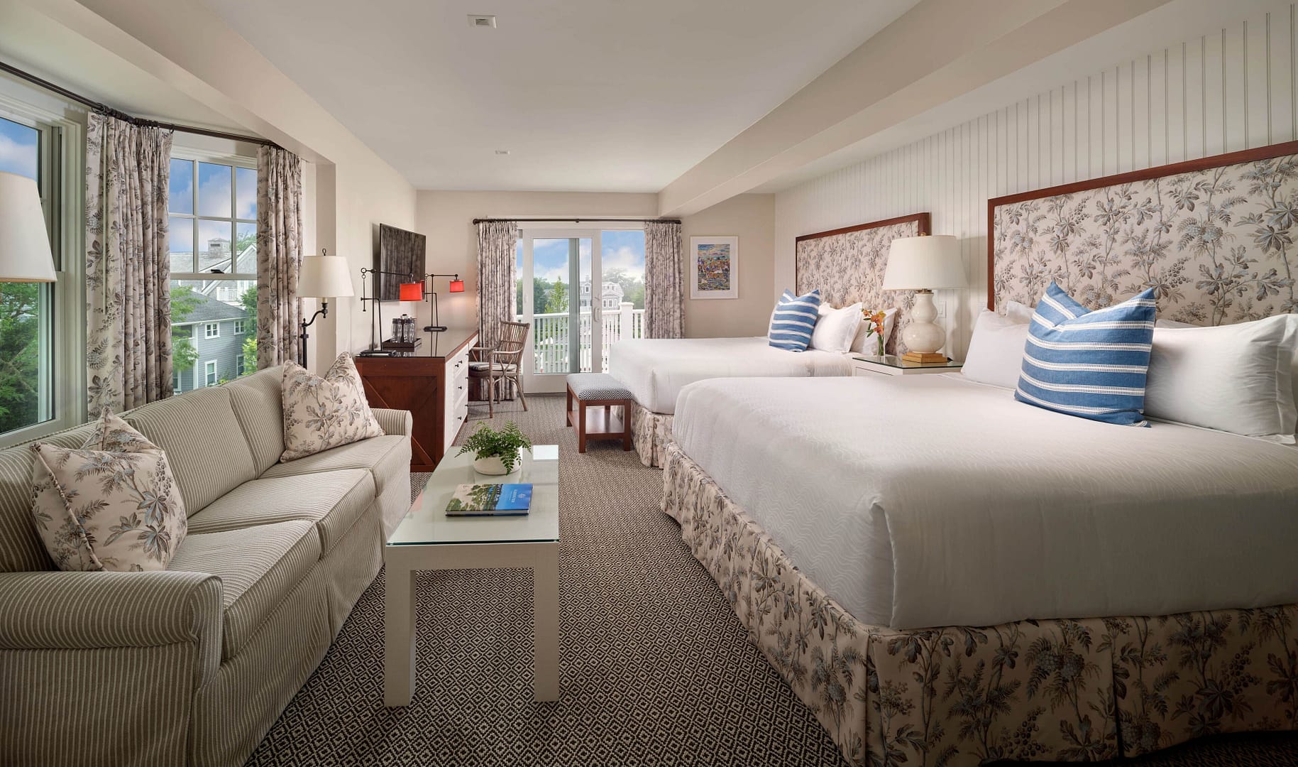 Bedroom view of Harbor View Hotel