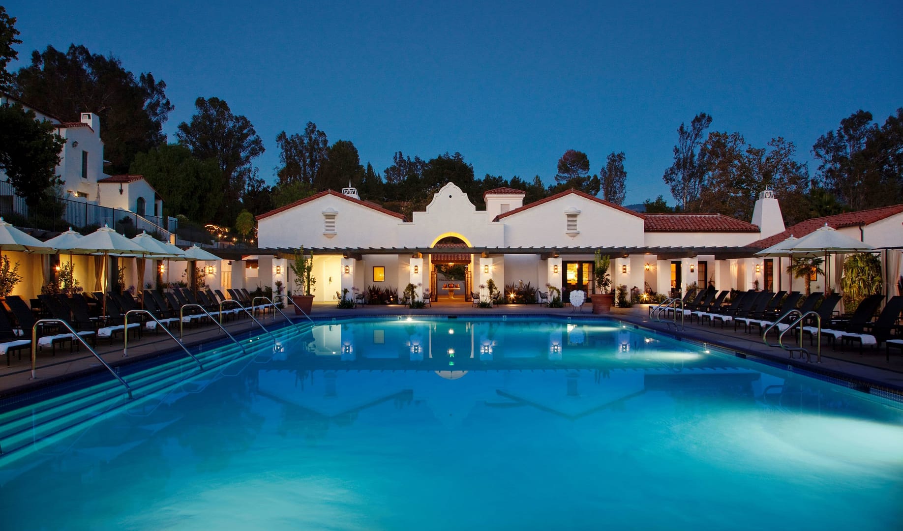 Pool view of Ojai Valley Inn