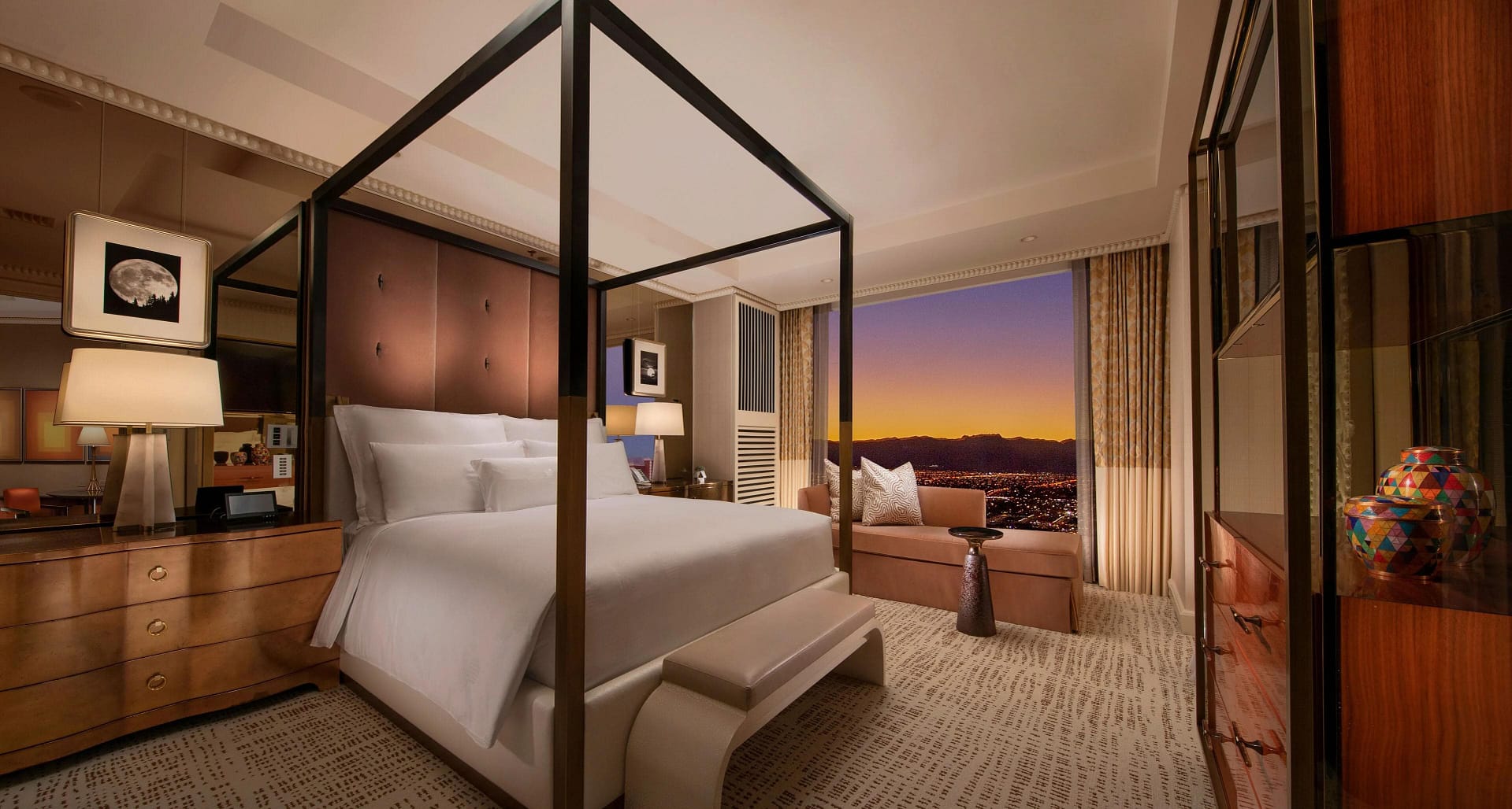 Bedroom view of Encore at Wynn Las Vegas