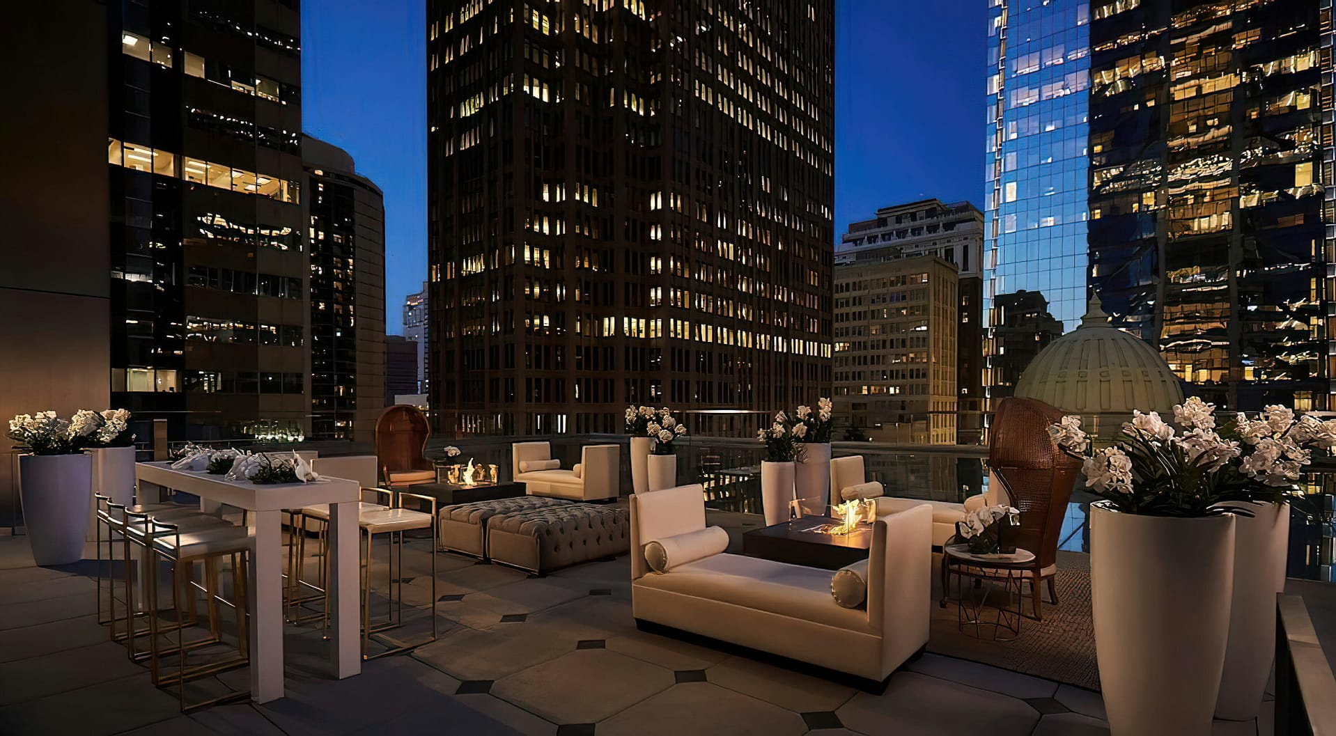 Balcony view of Four Seasons Hotel Philadelphia at Comcast Center
